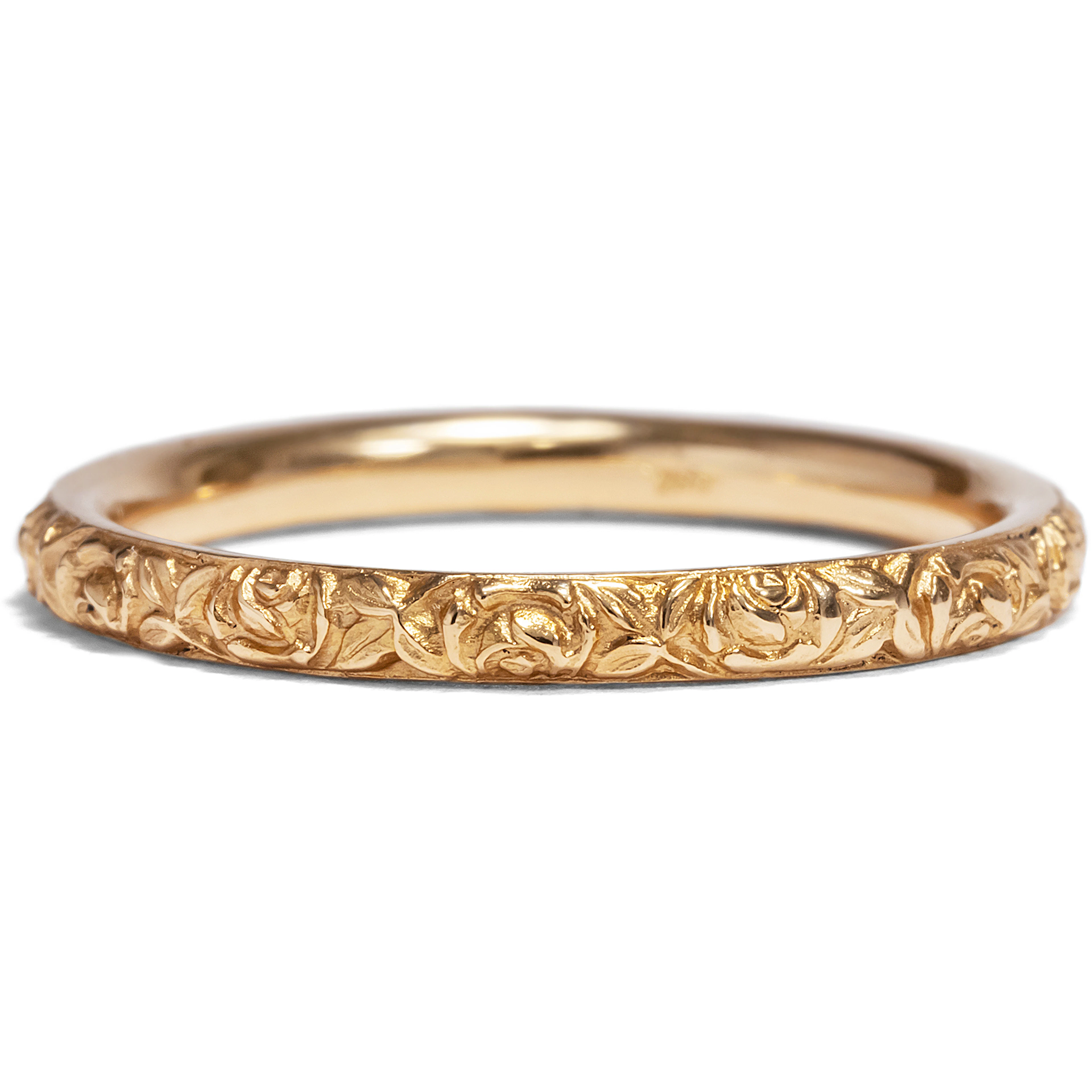 Slim High Carat Rose Gold Ring From Our Workshop