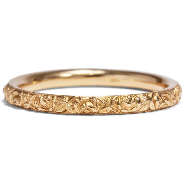 Slim High Carat Rose Gold Ring From Our Workshop