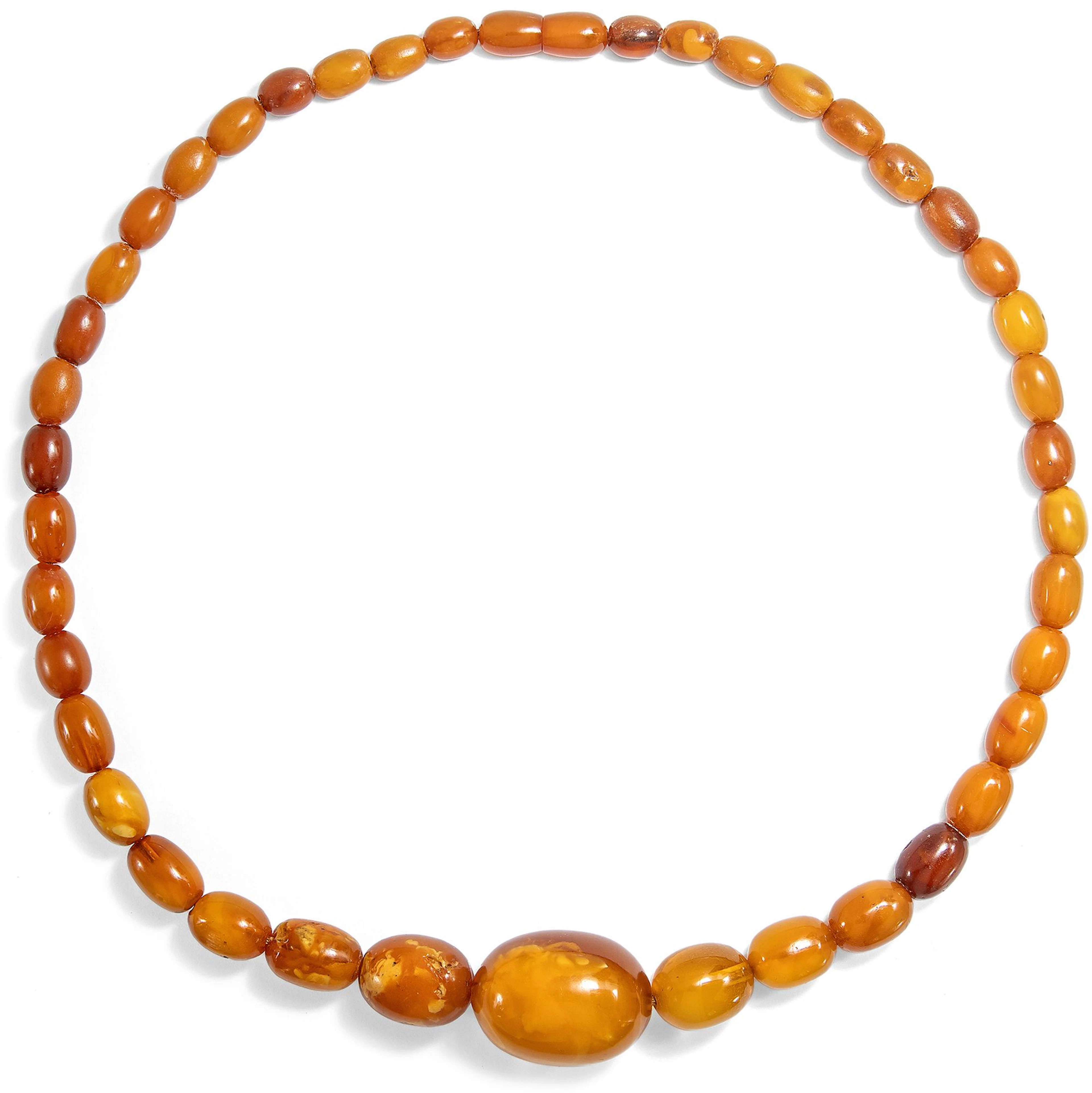 Antique Art Déco Amber Necklace, c. 1930