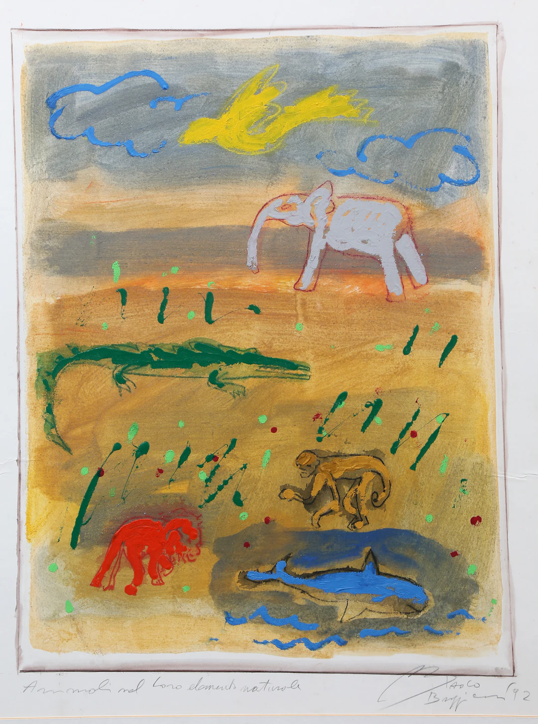 PAOLO BUGGIANI. "Animali nel loro elementi naturali".