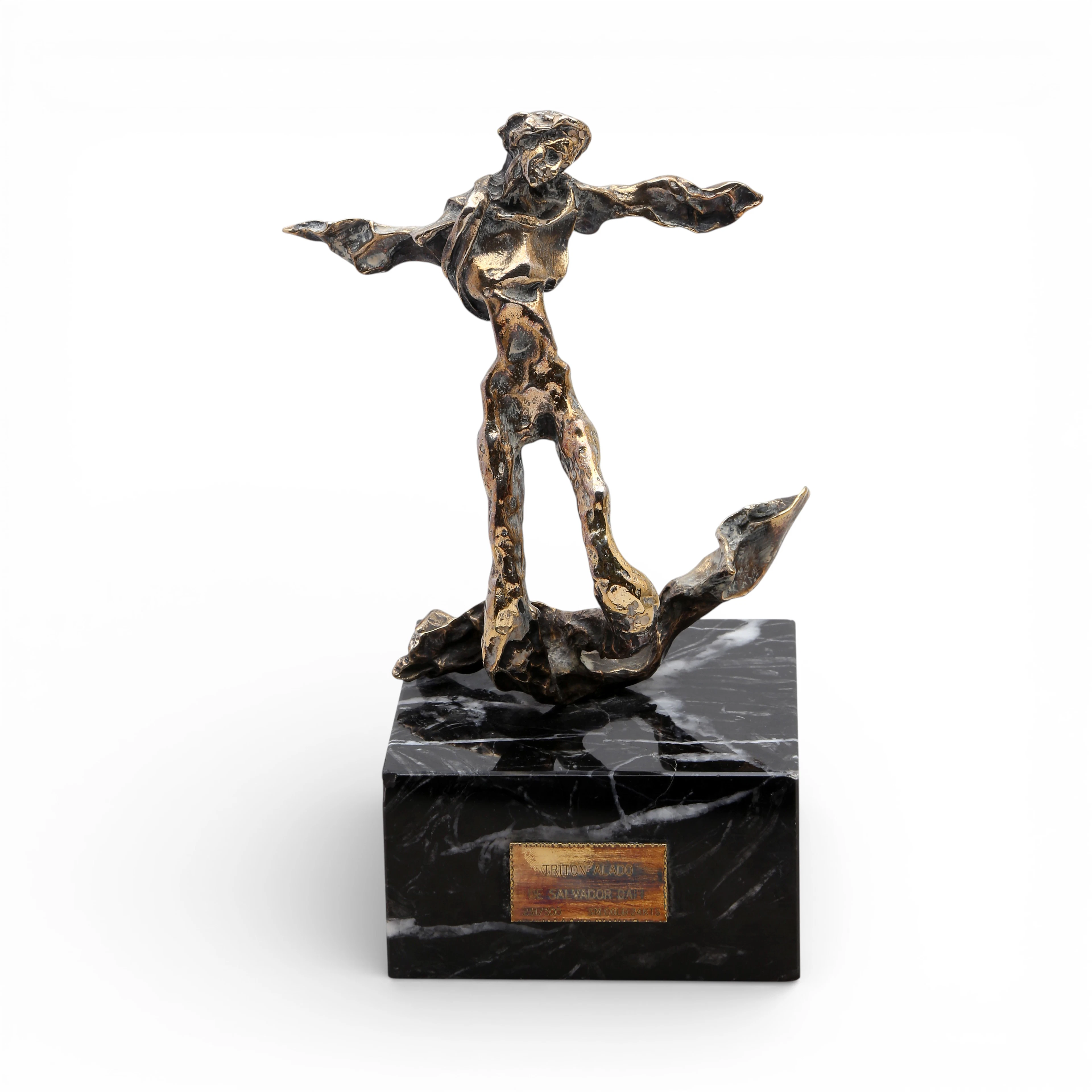 SALVADOR DALÍ. "Tritón alado".