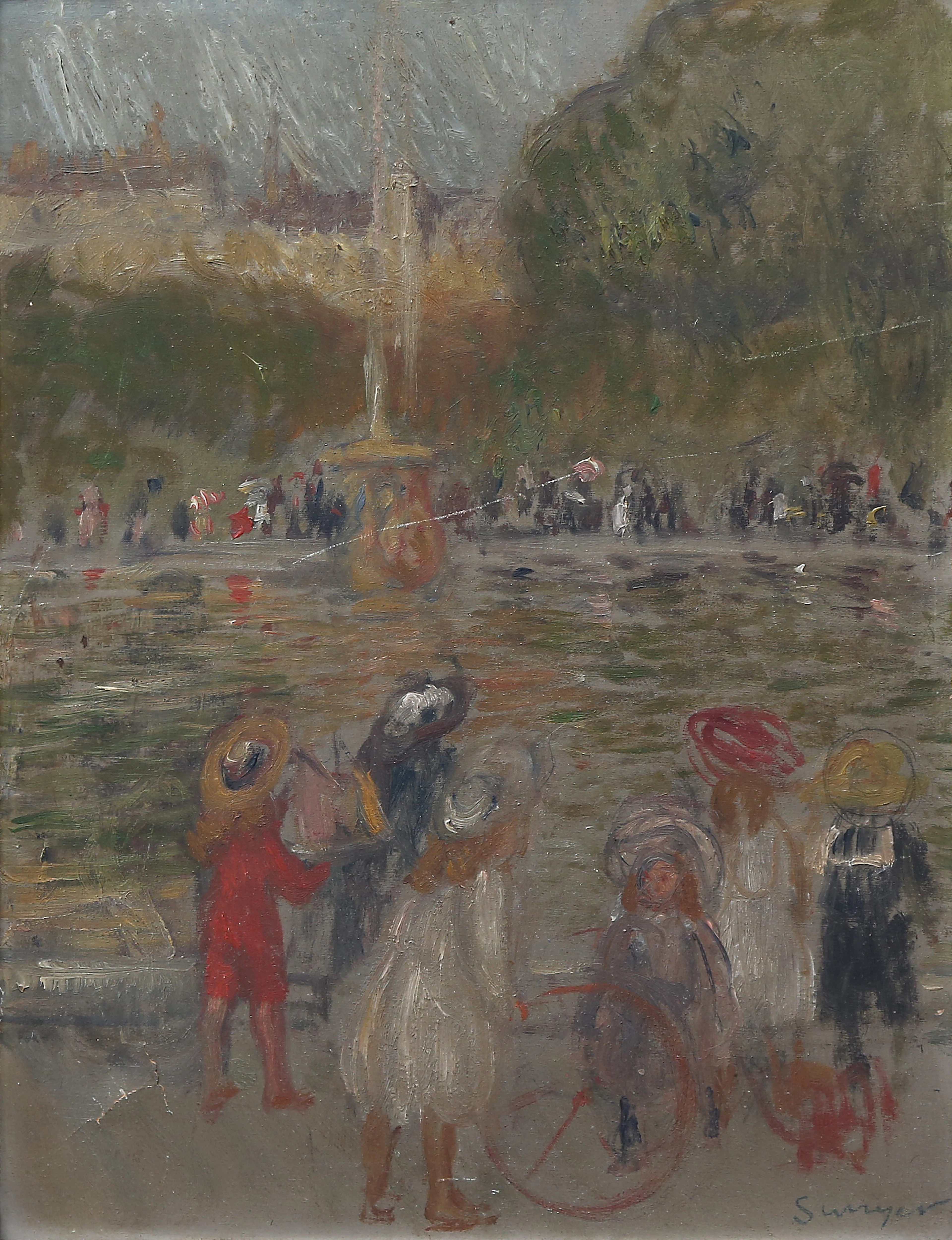 JOAQUIM SUNYER. Luxembourg Gardens.