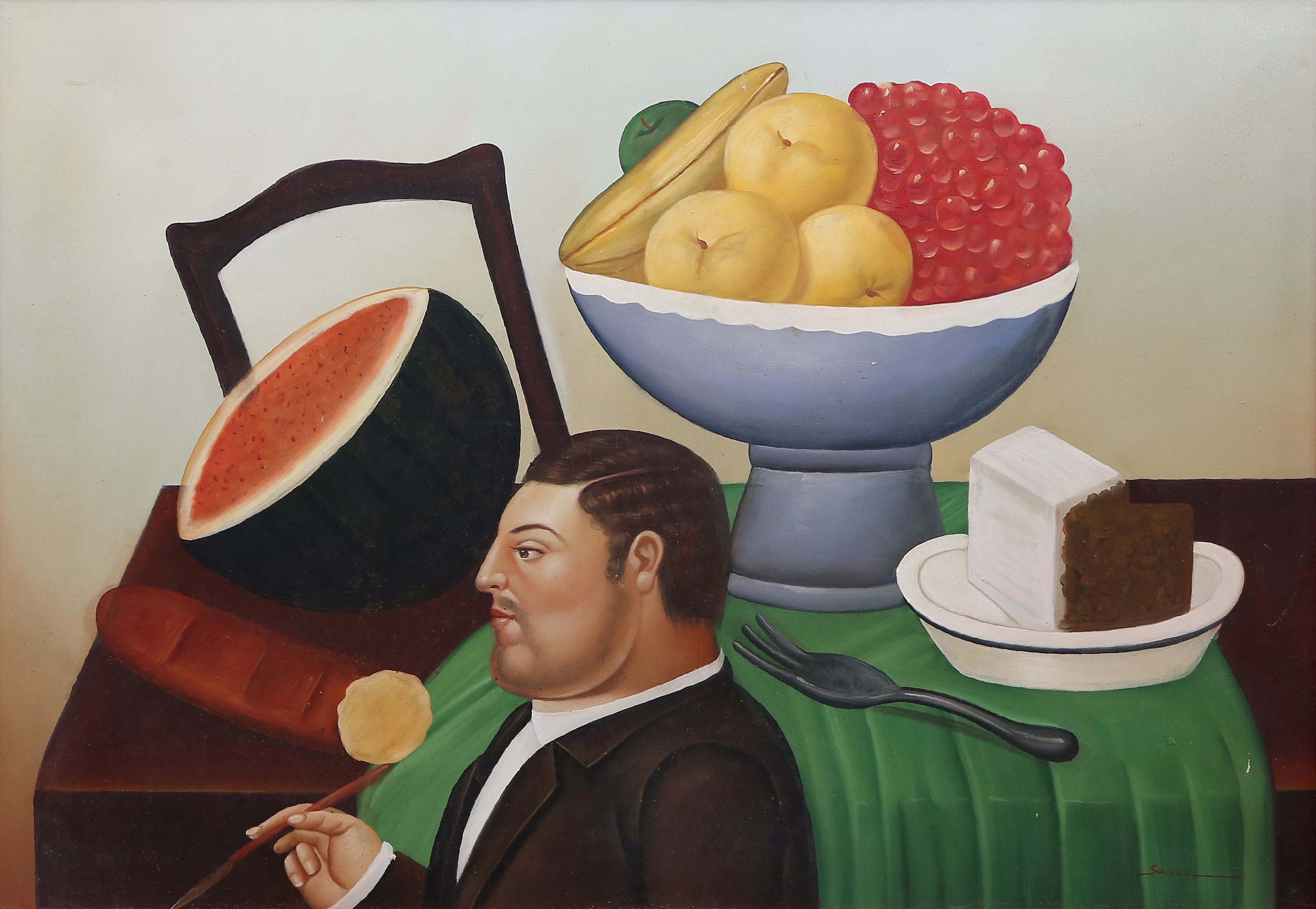 FERNANDO BOTERO. SEGÚN. Still life.