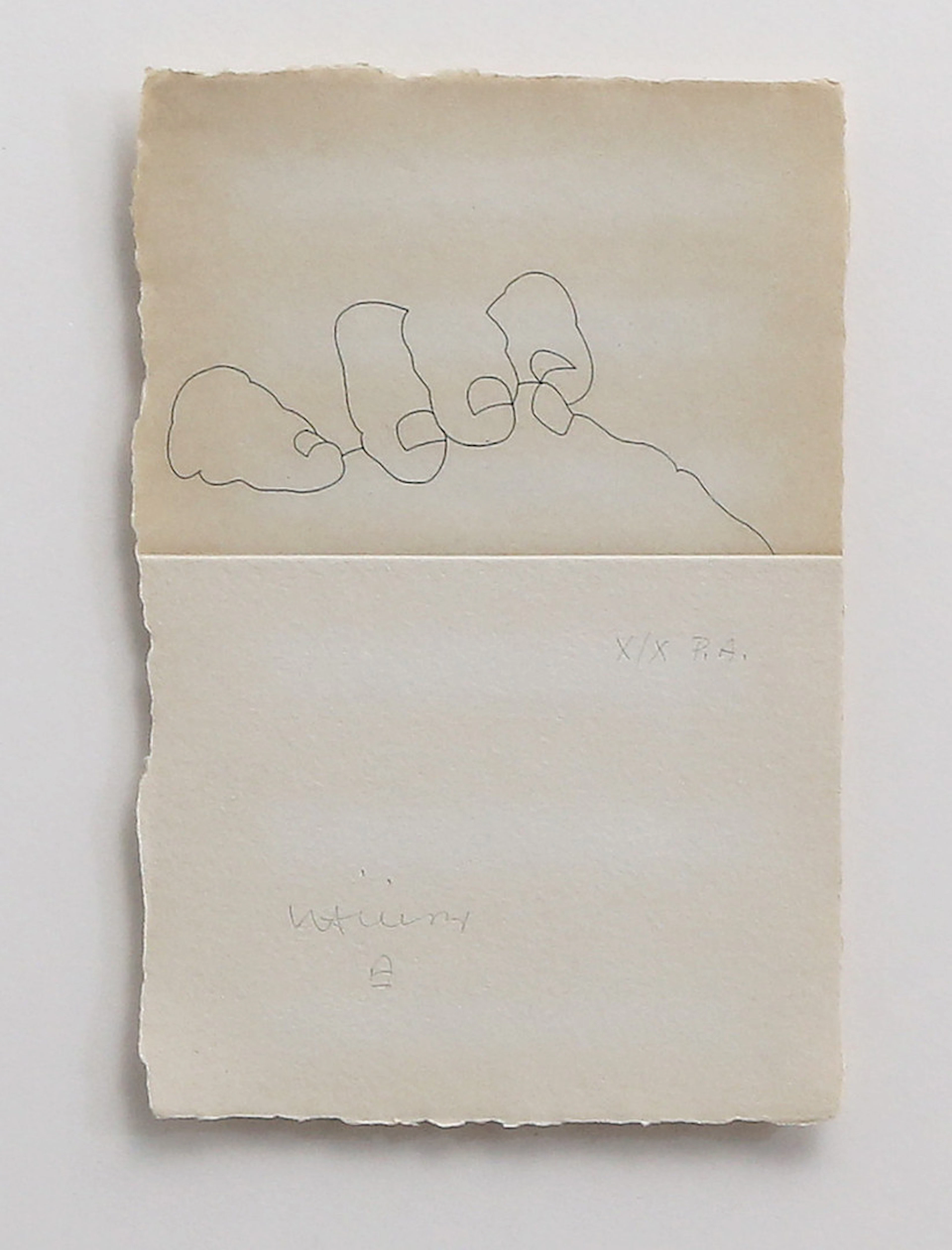 EDUARDO CHILLIDA. “Esku XXXIV”.