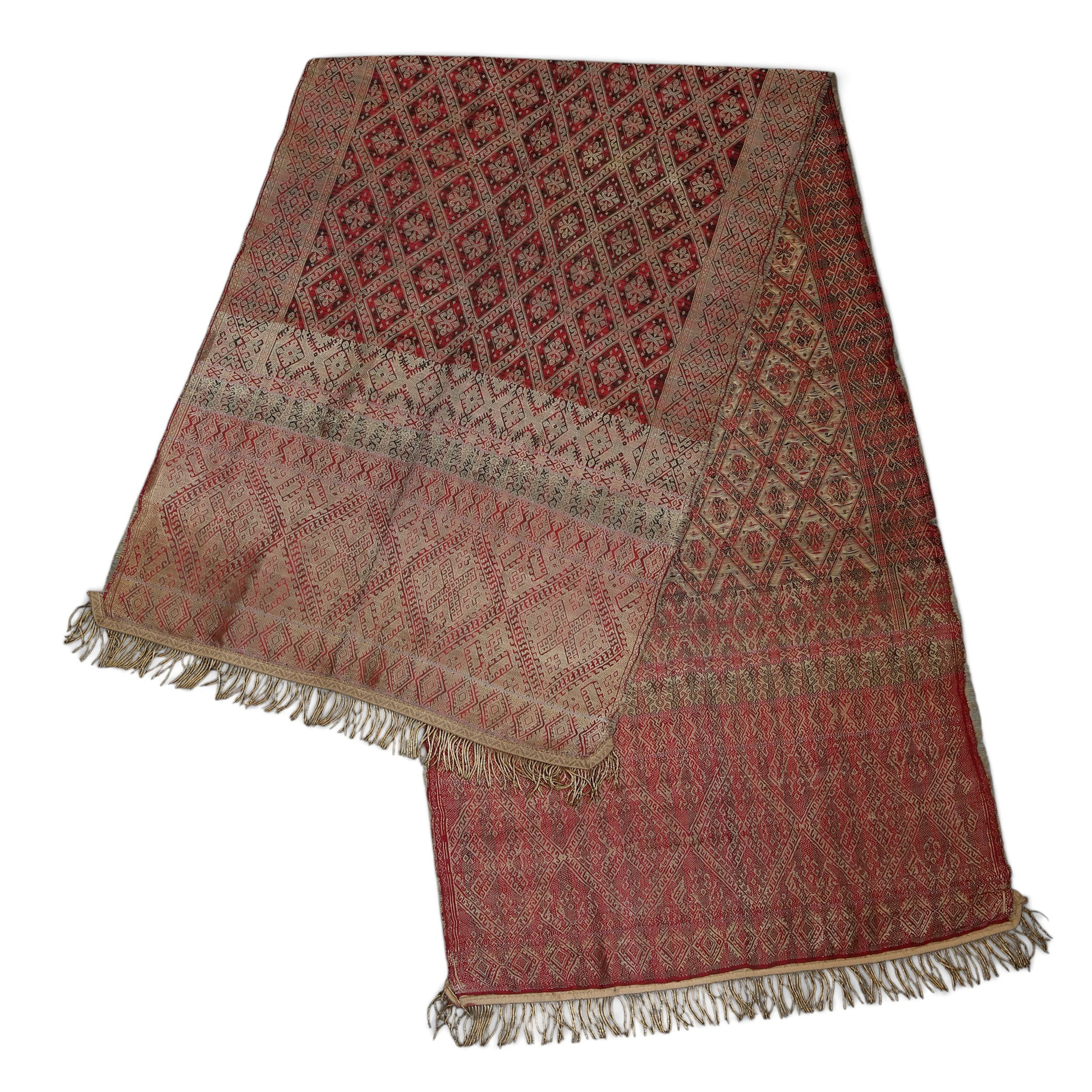 Sngket cloth from Sumatra or Java, 20th Century.