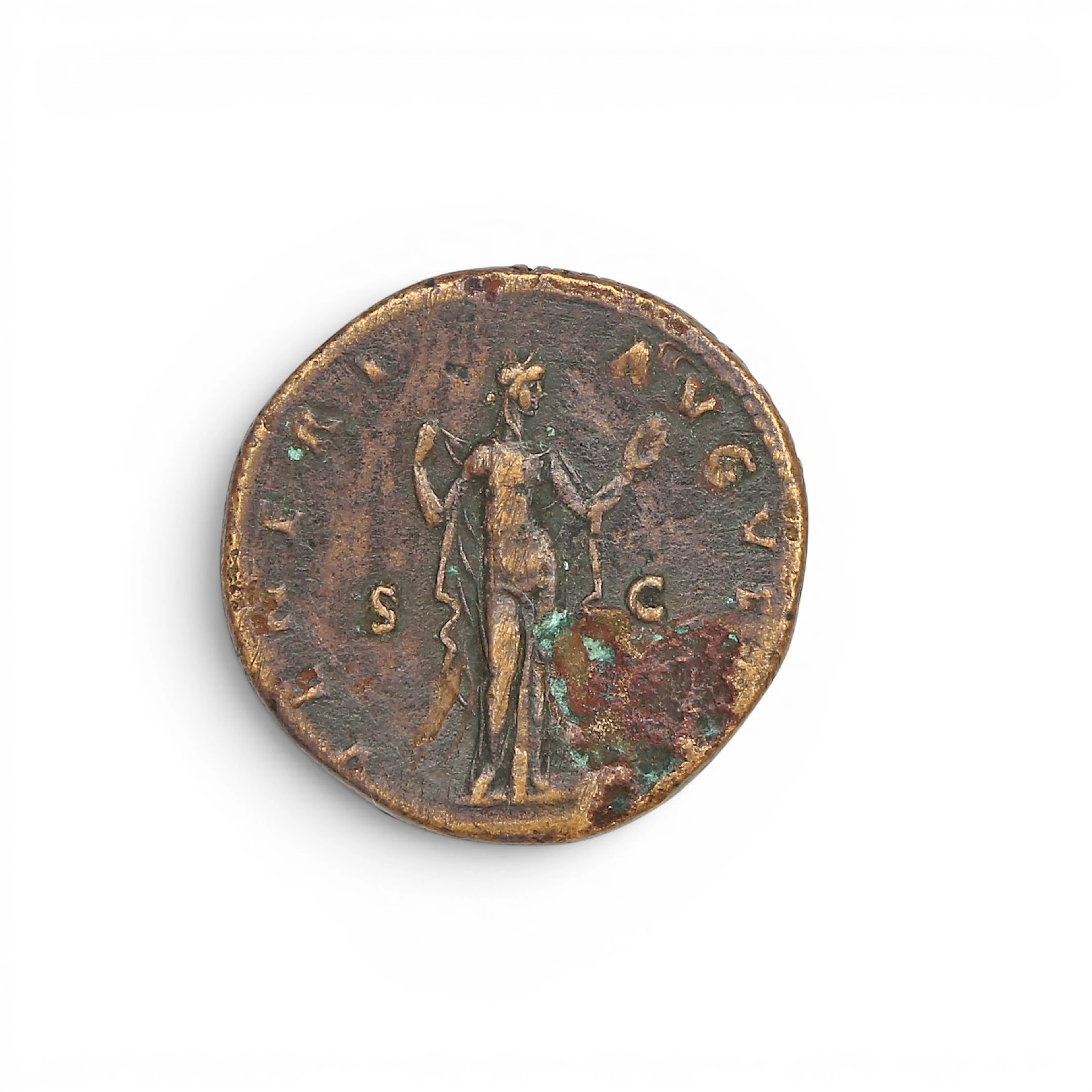 Dupondius of Antonia Augusta in bronze, 1st Century AD.