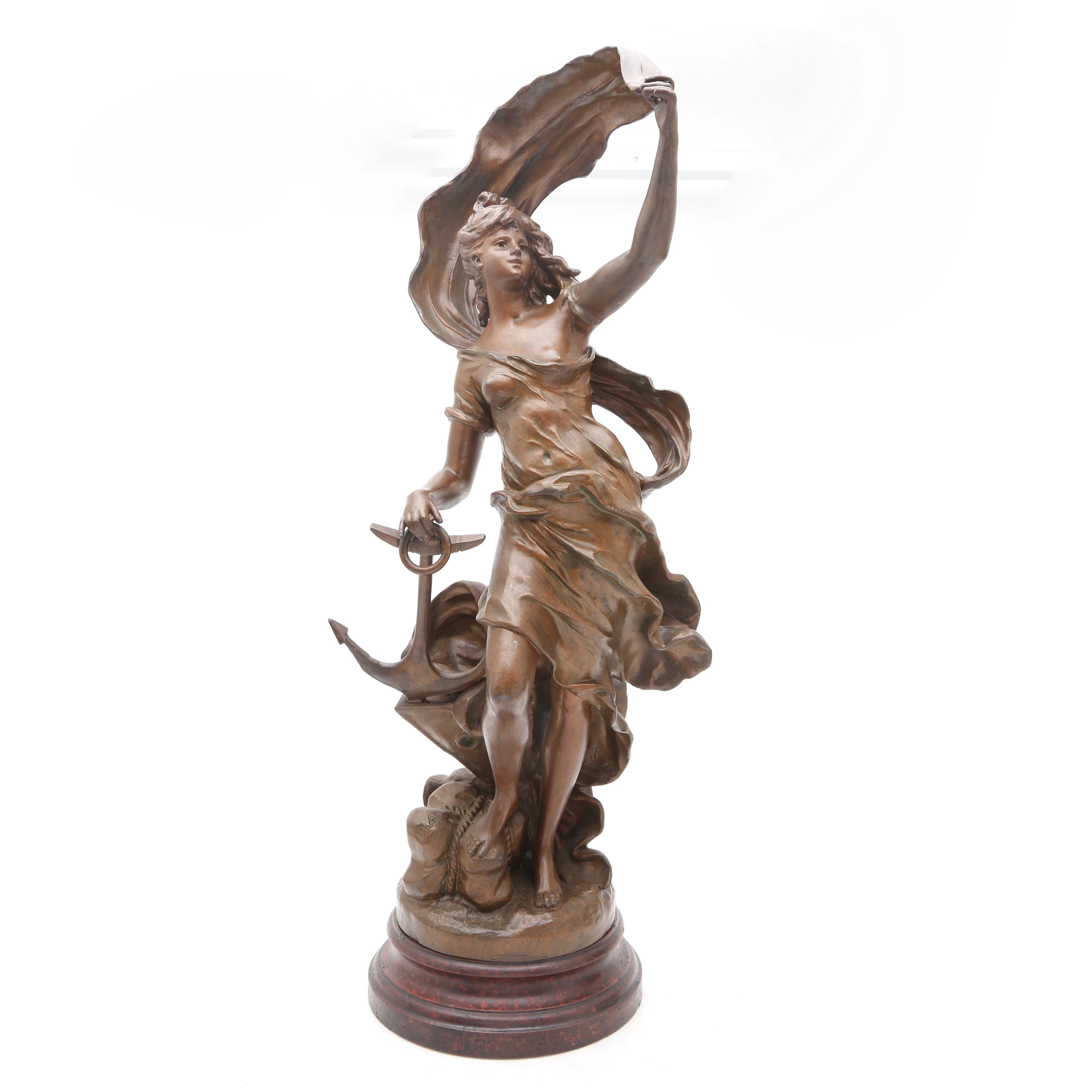 AUGUSTE MOREAU. SEGÚN. Maritime allegory.