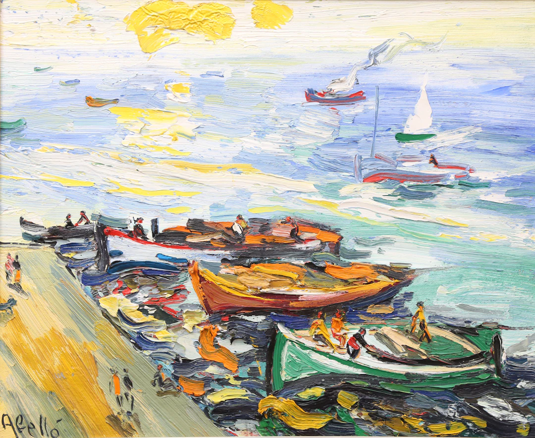 JOAN ABELLÓ. "Barcas".
