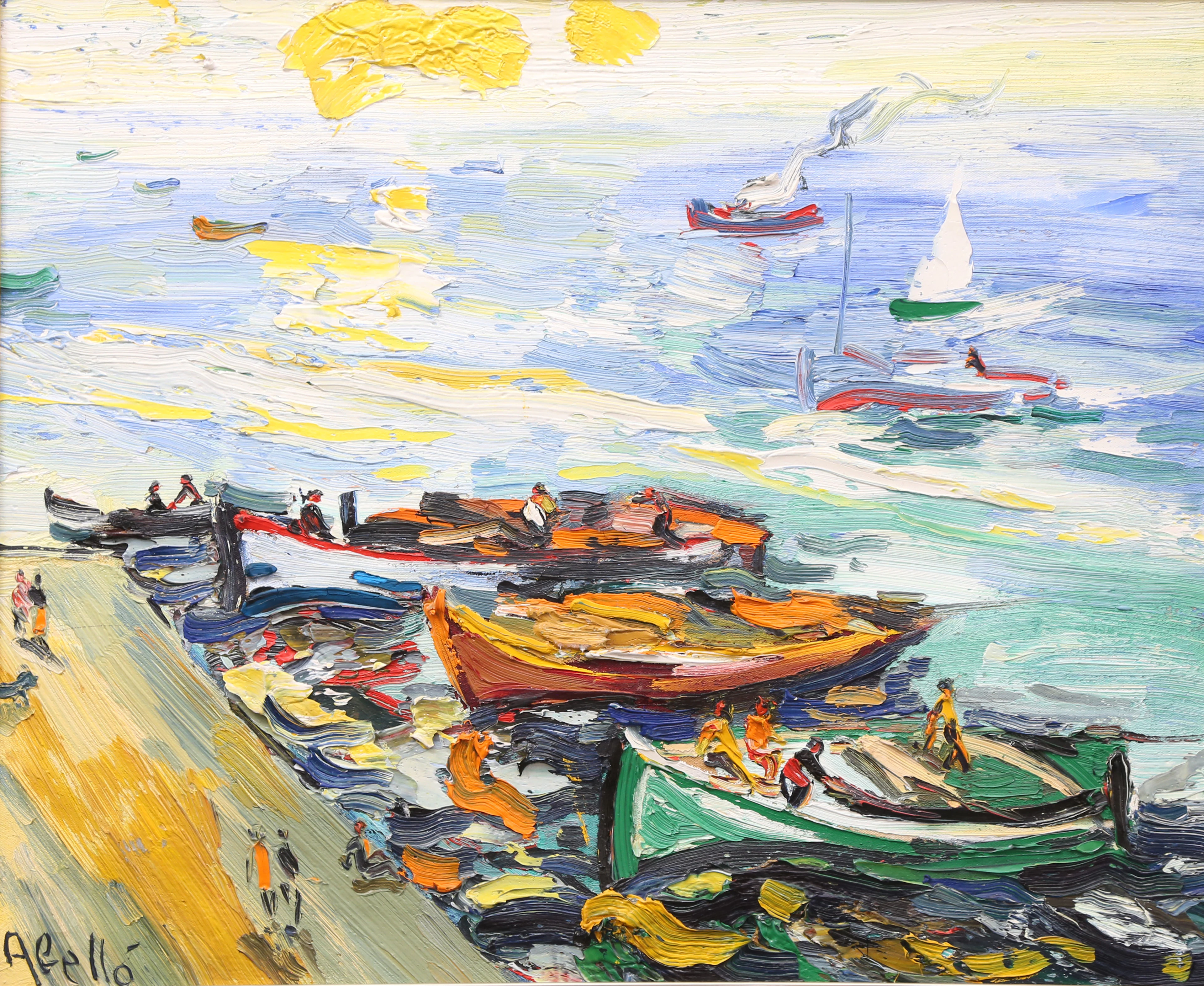 JOAN ABELLÓ. "Barcas".