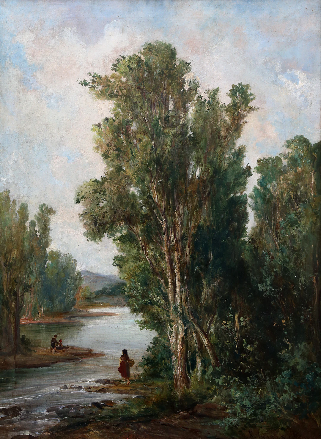 RAMON MARTÍ ALSINA. Lively landscape.