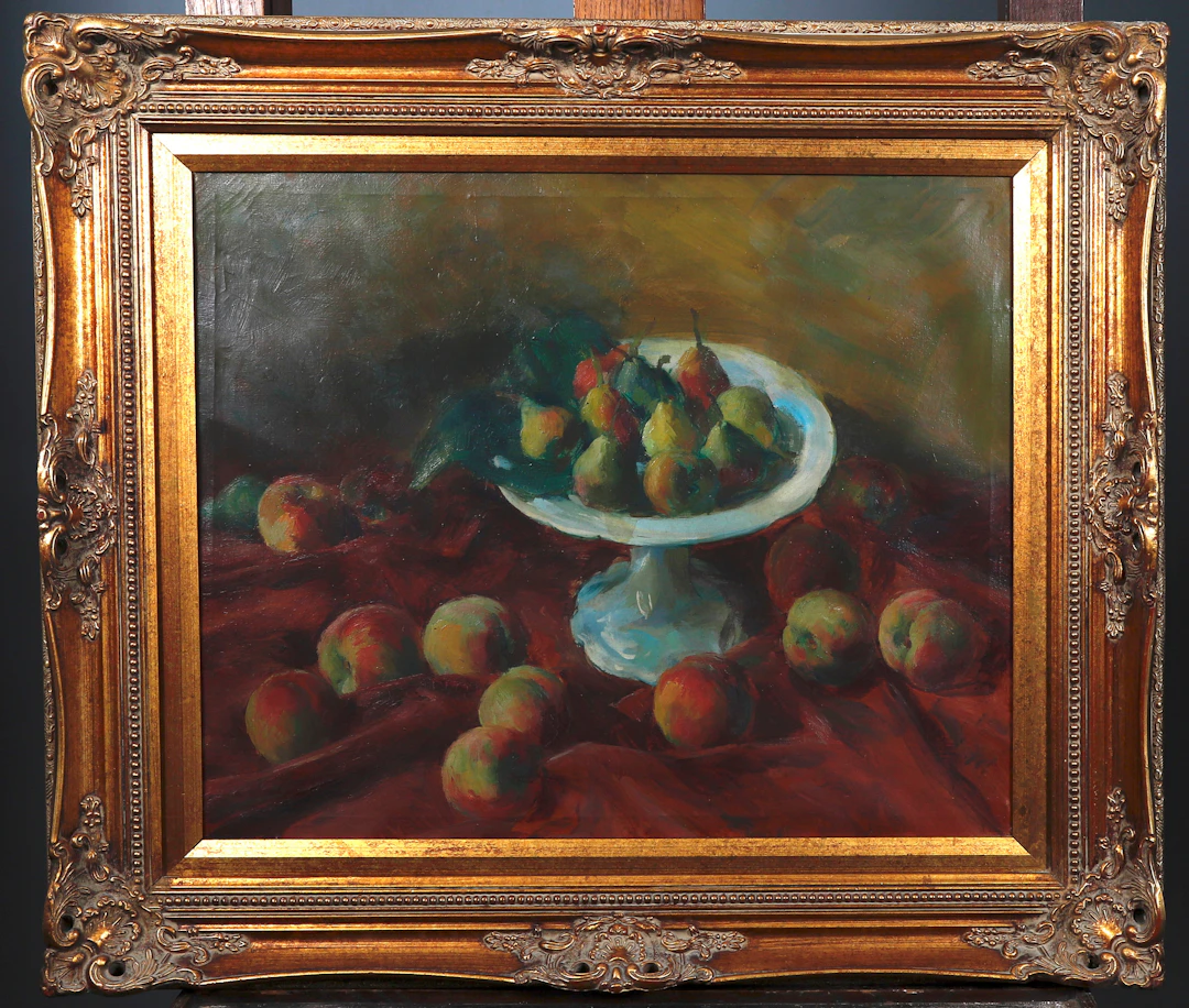 SPANISH SCHOOL, MID 20TH CENTURY. Still life with fruits.