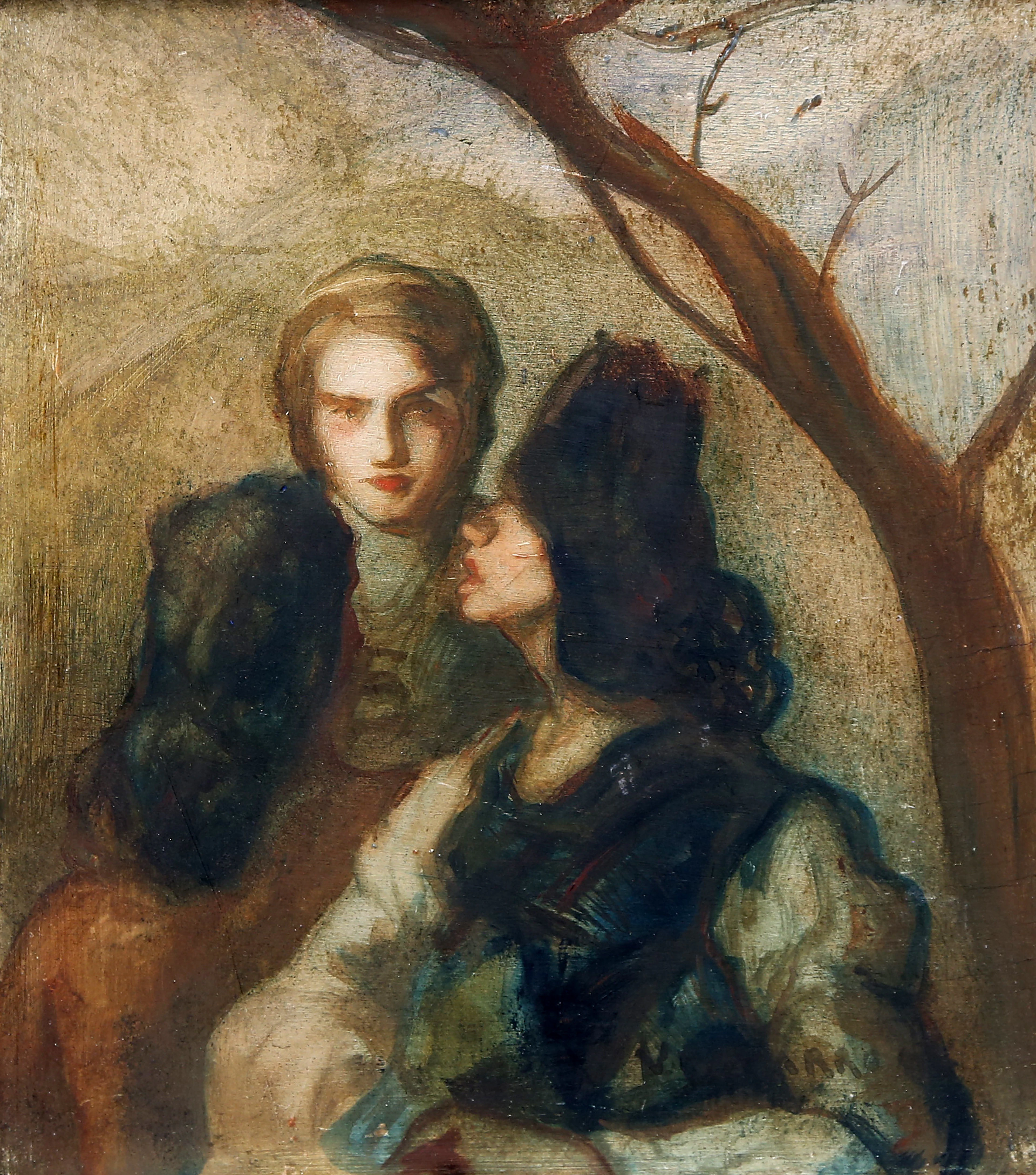 VICENTE NAVARRO ROMERO. Goyesque characters.