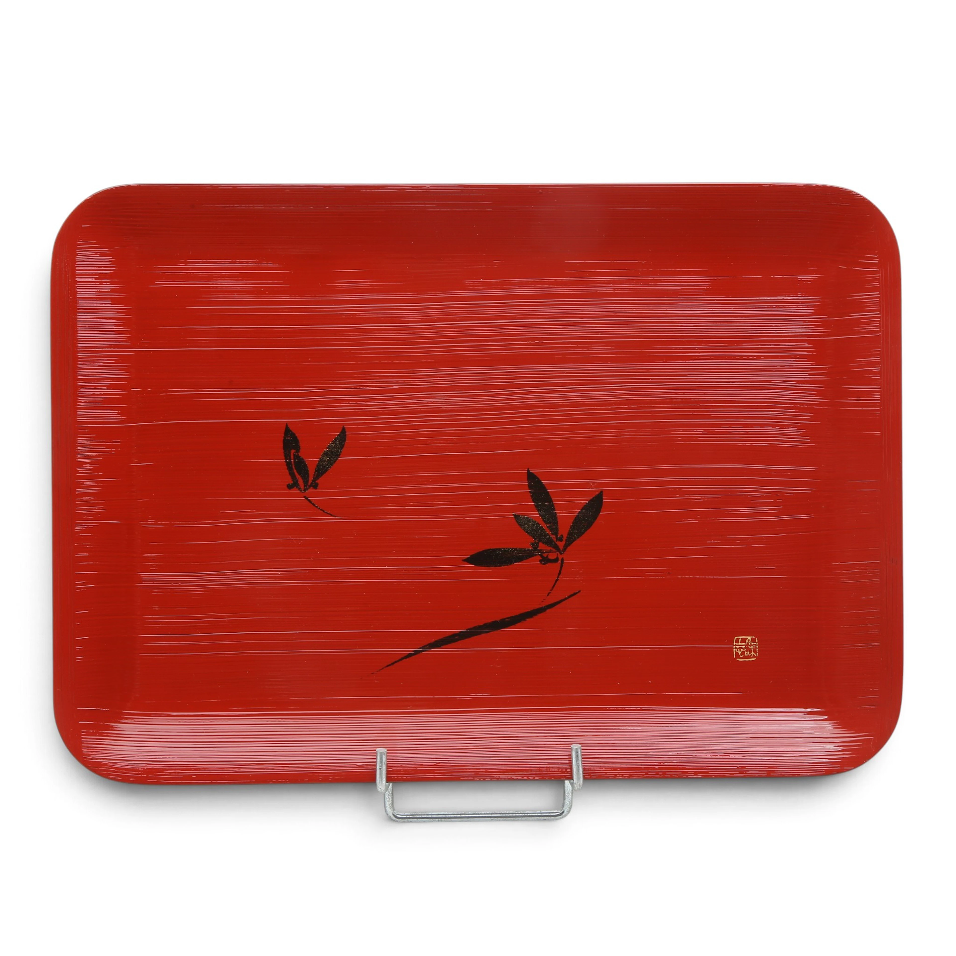 TADASHI INAMI. Tray with leaves.