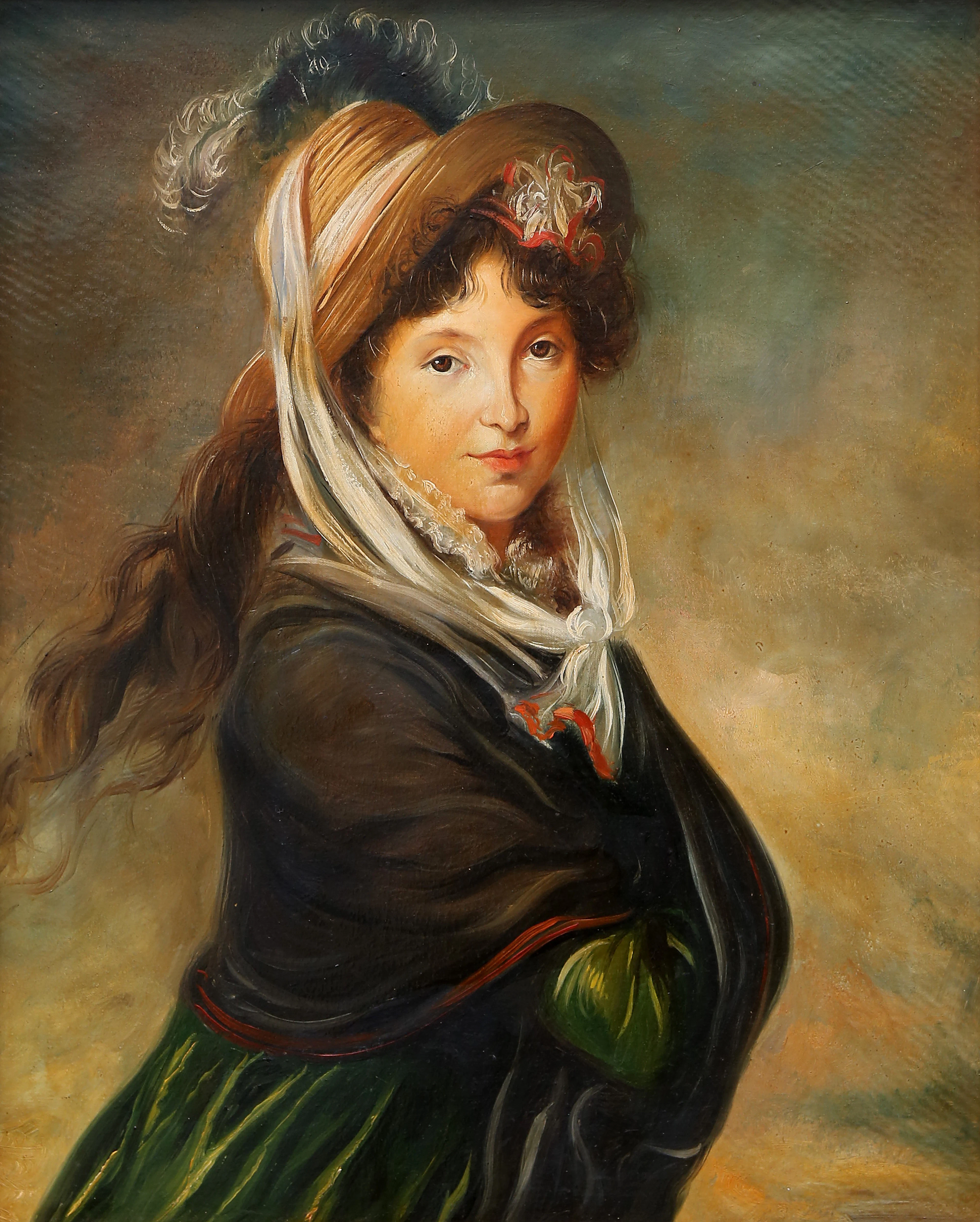 AFTER ÉLISABETH VIGÉE LE BRUN. A girl.