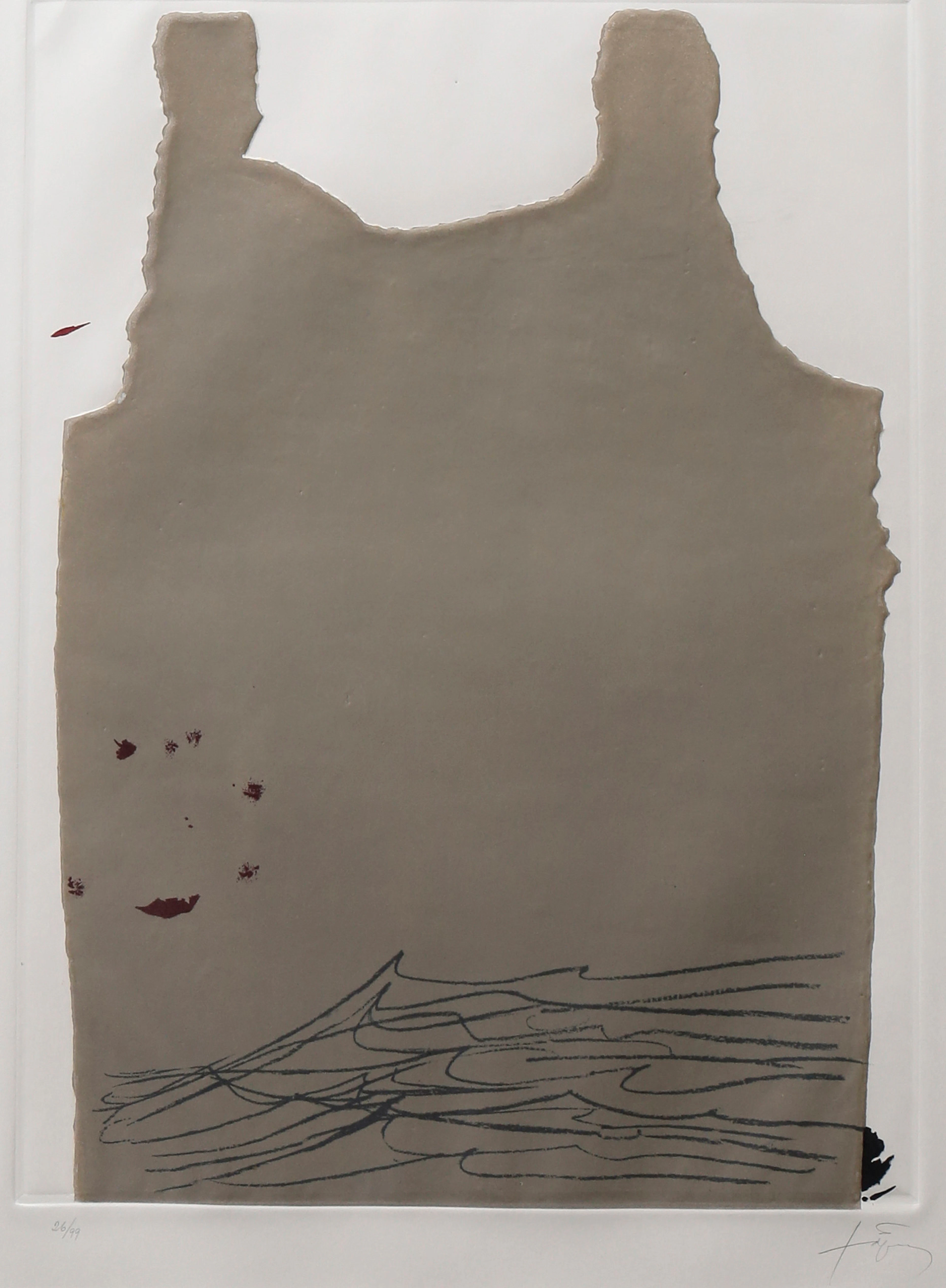 ANTONI TÀPIES. "Apariciones 6".