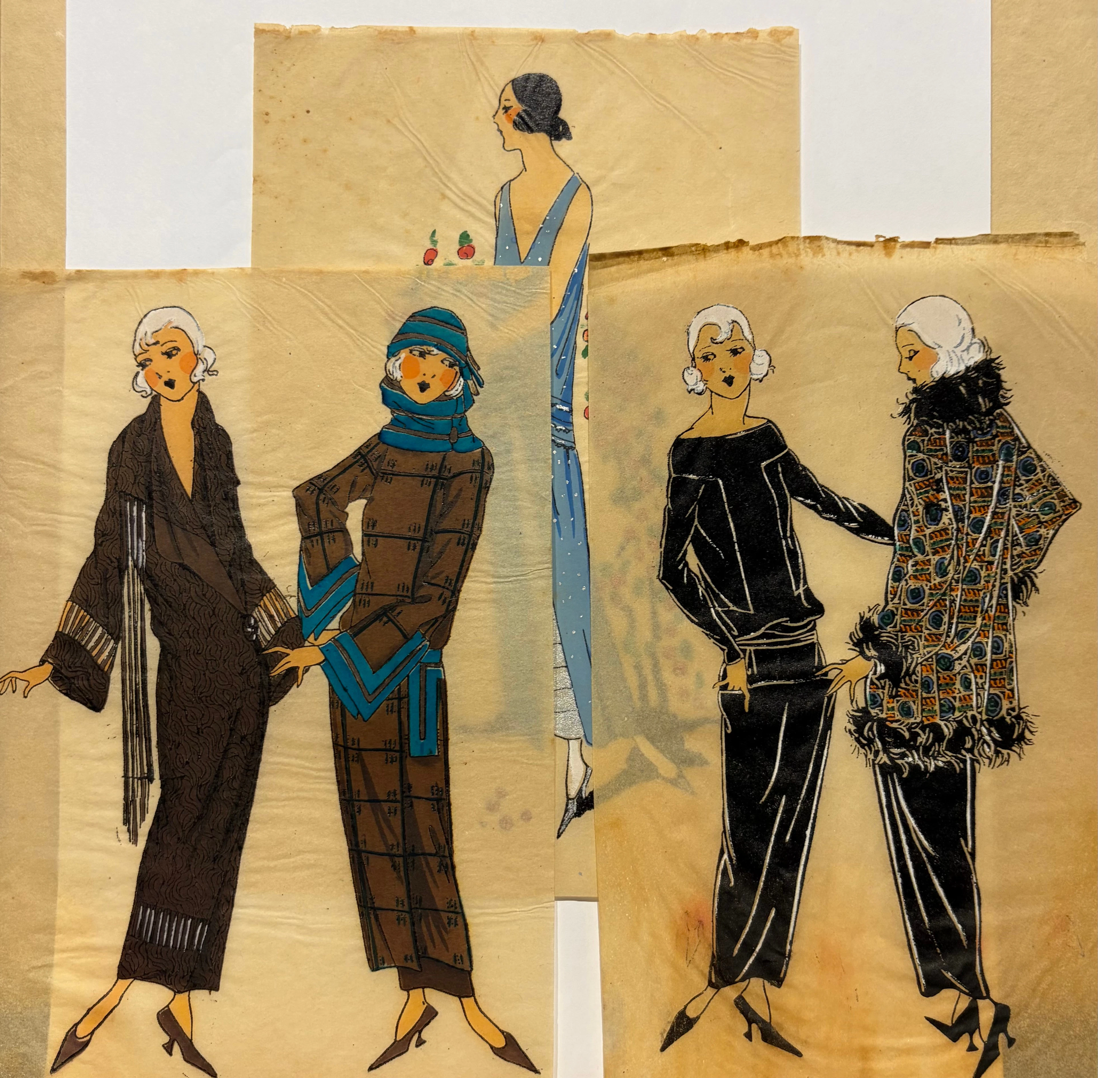 "Très parisien", figurines of women's fashion.