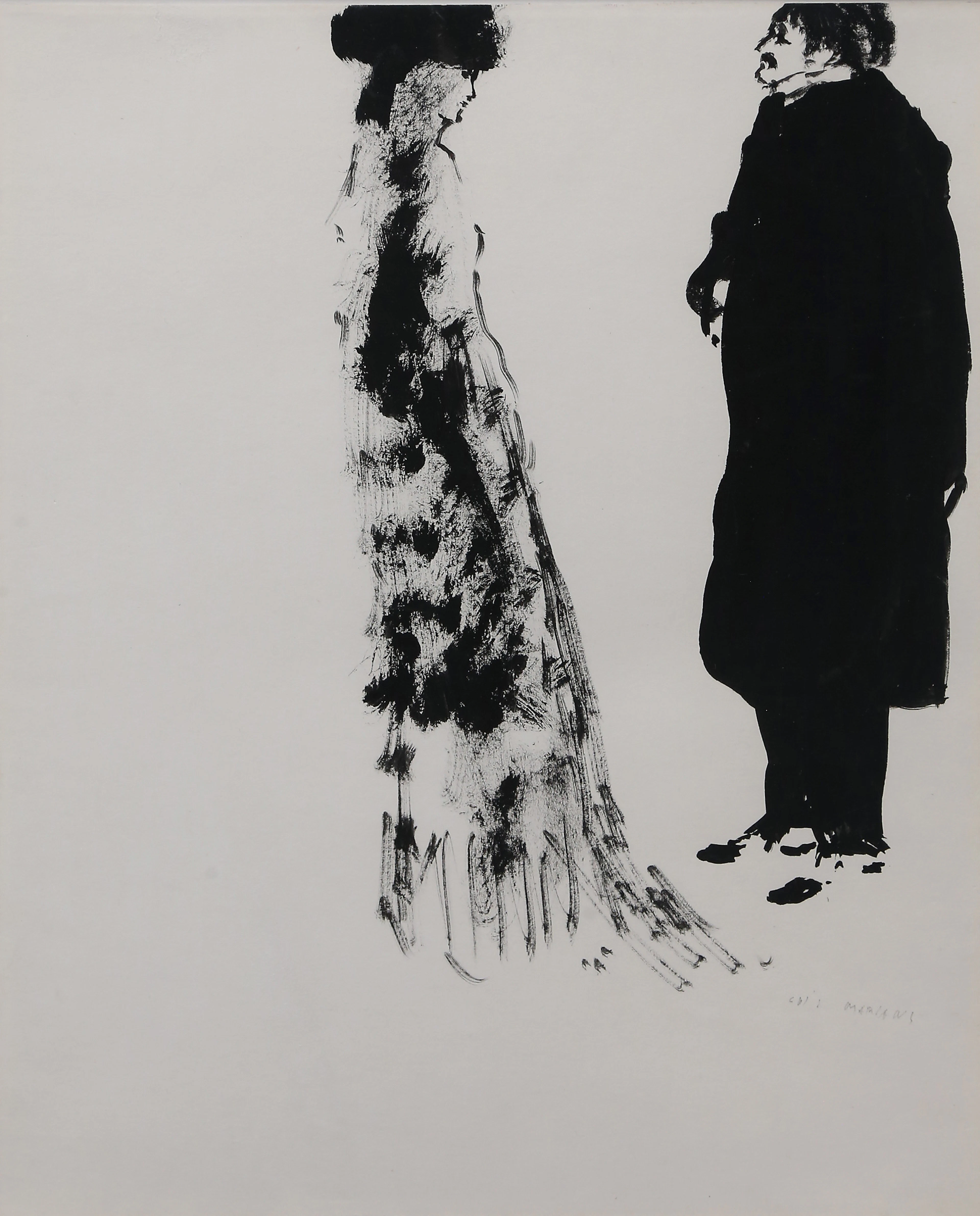 LUIS MARSANS. "La duchesse de Guermantes et le Marquis de St Loup".