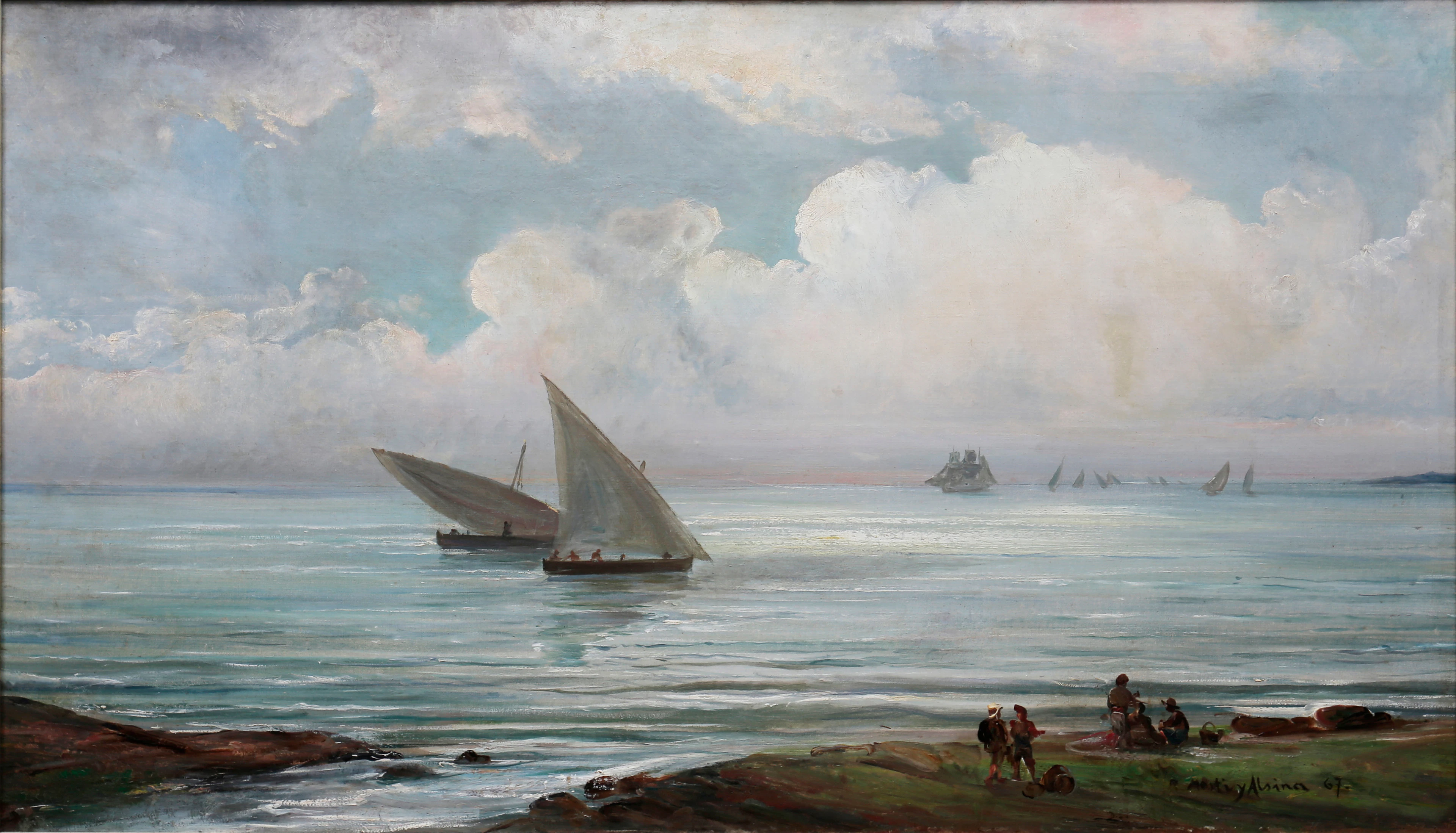 RAMON MARTÍ ALSINA. Seaside view.
