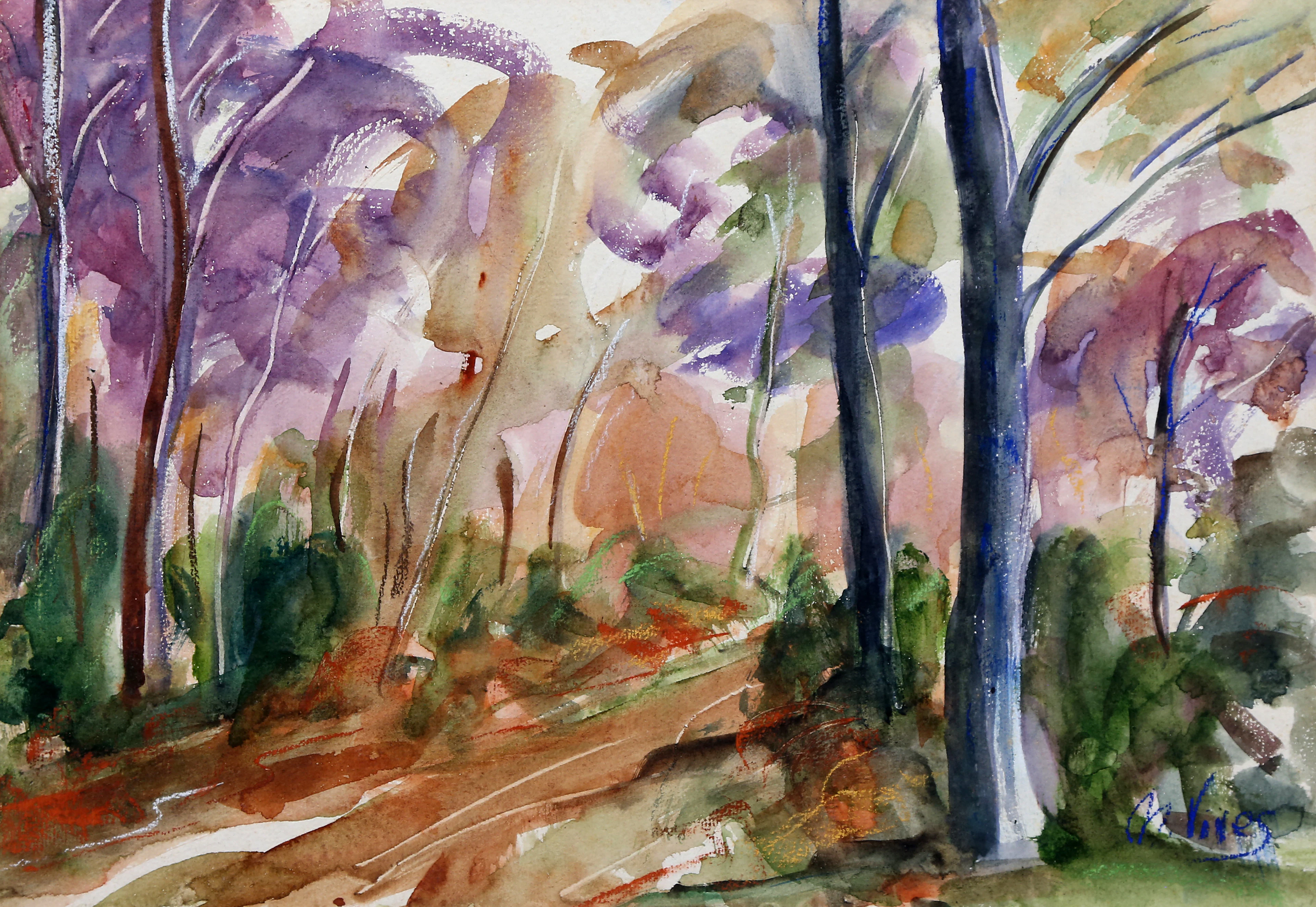 M. VIVES. Landscape.
