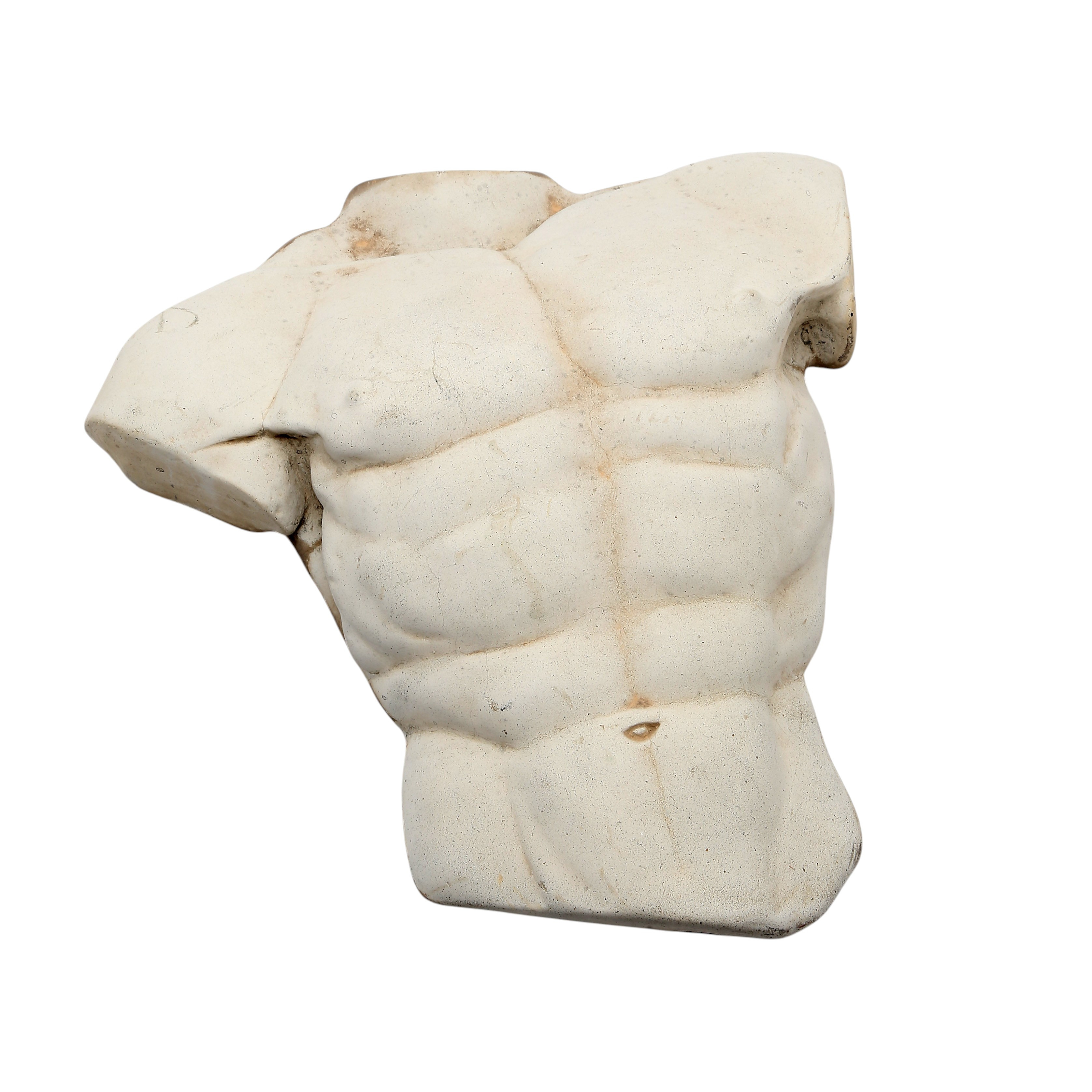 "Bust", relief in marble dust, 20th Century.