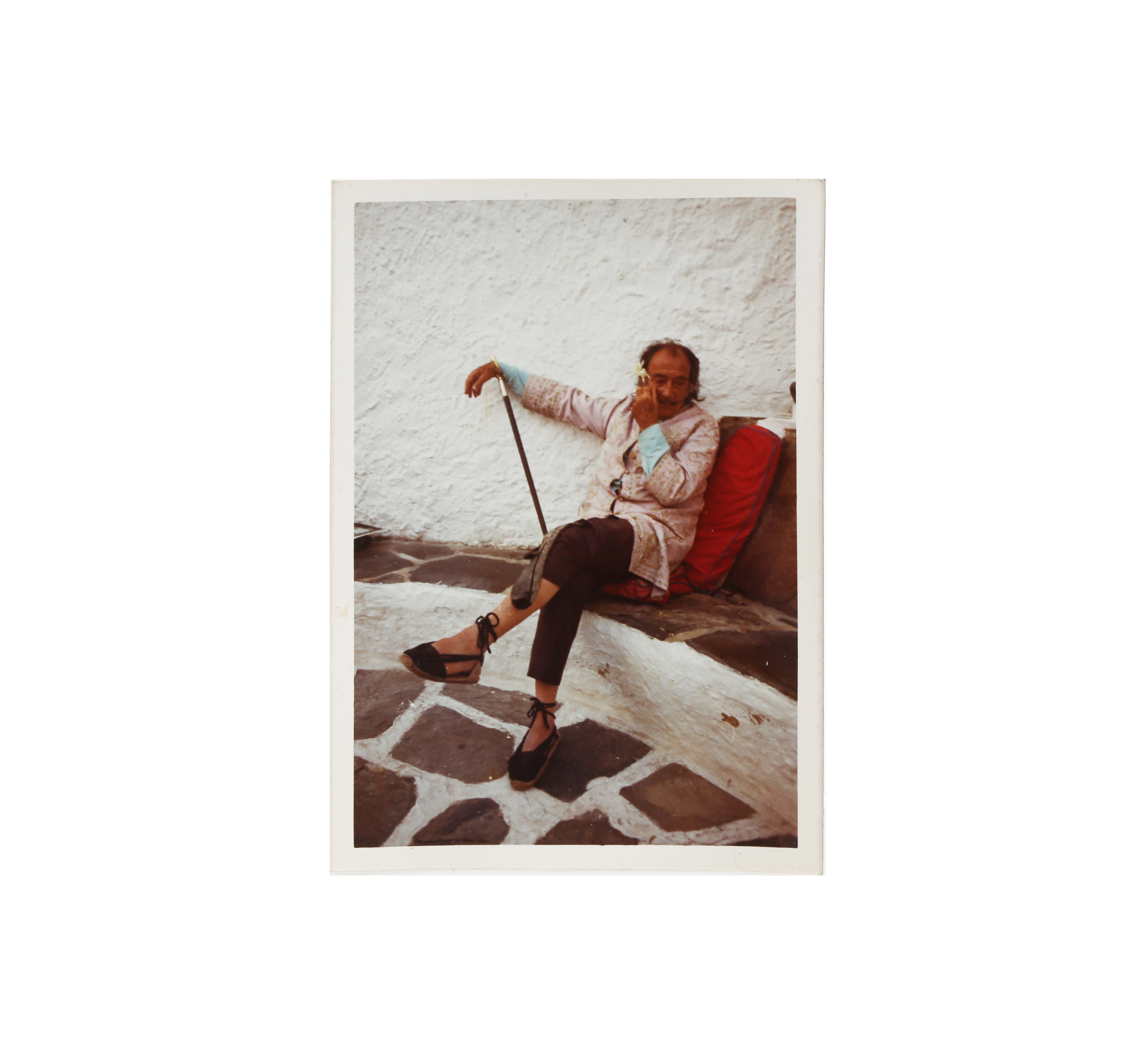 Photograph of Salvador Dalí in Cadaqués, circa 1960-70.
