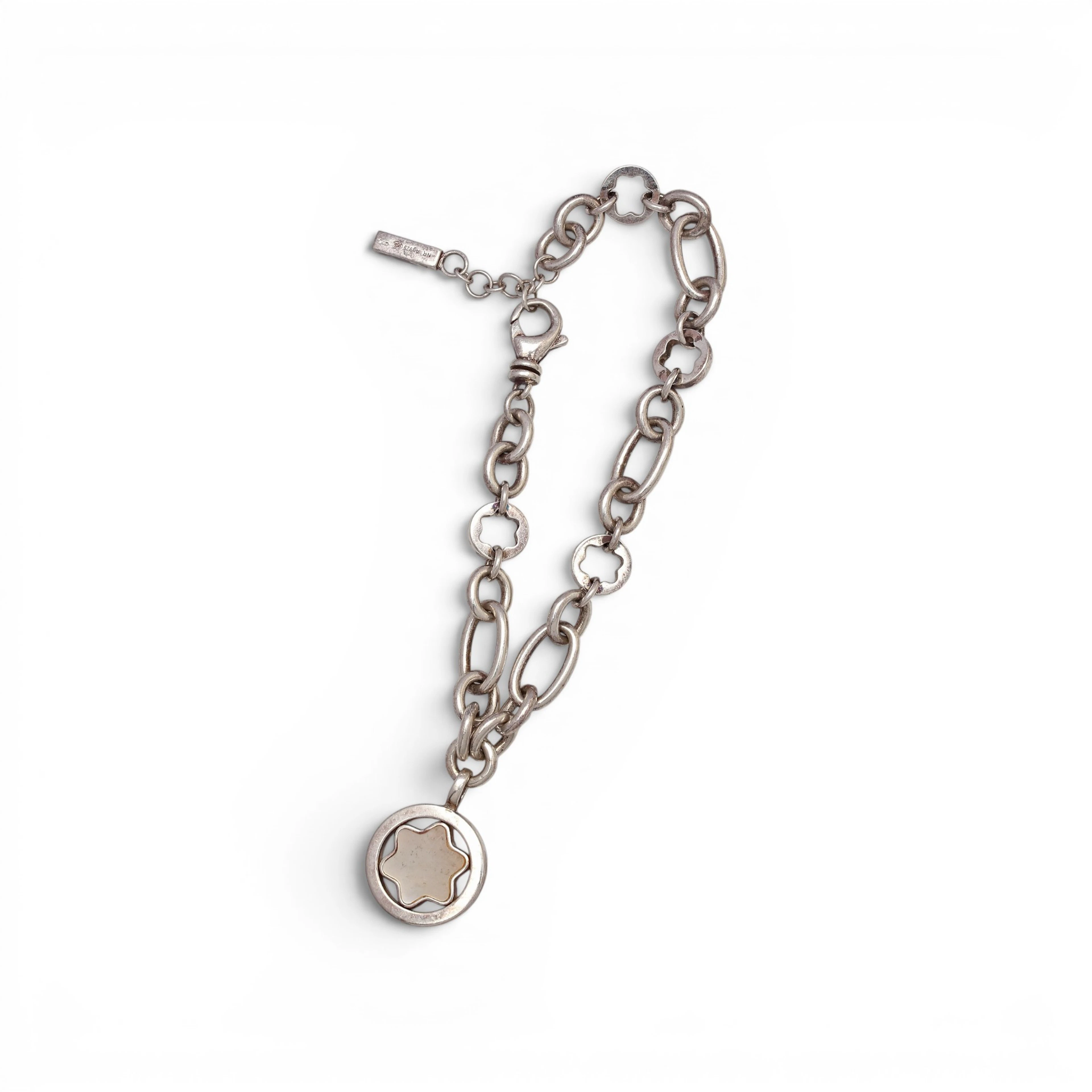 MONTBLANC. Silver bracelet.