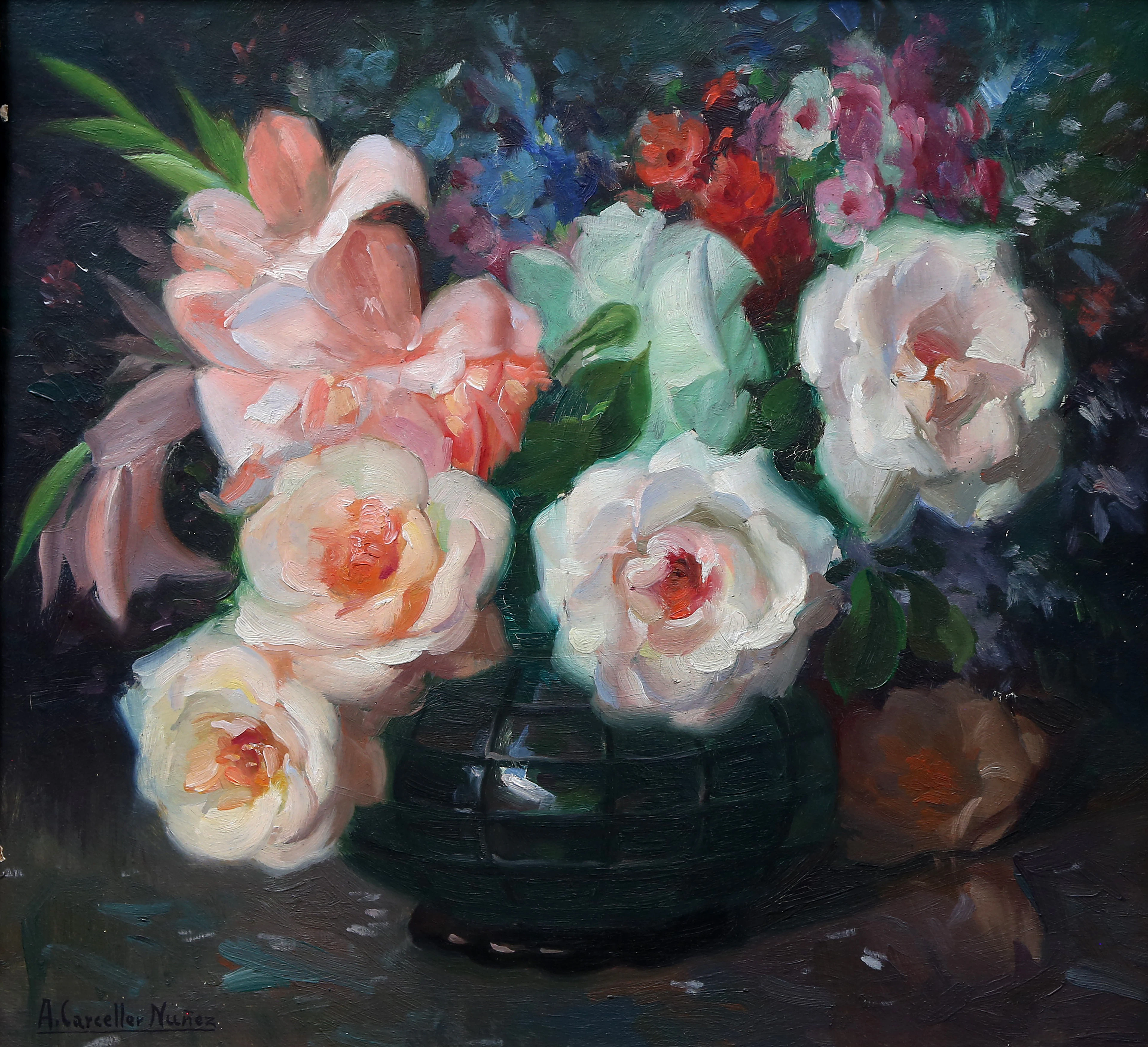 ANDRÉS CARCELLER NÚÑEZ. Flowers vase.