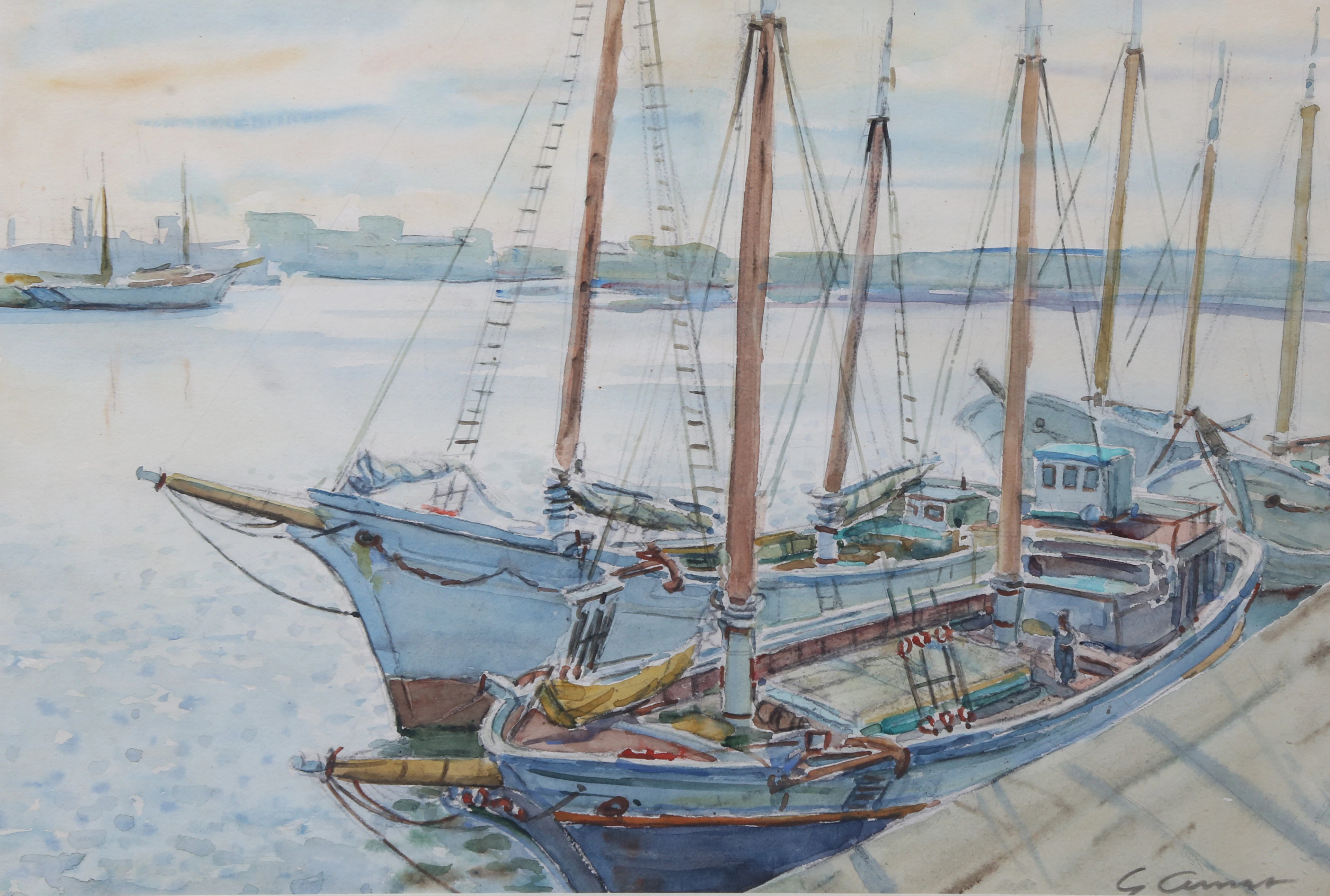 GABRIEL AMAT PAGÈS. Seaside view.