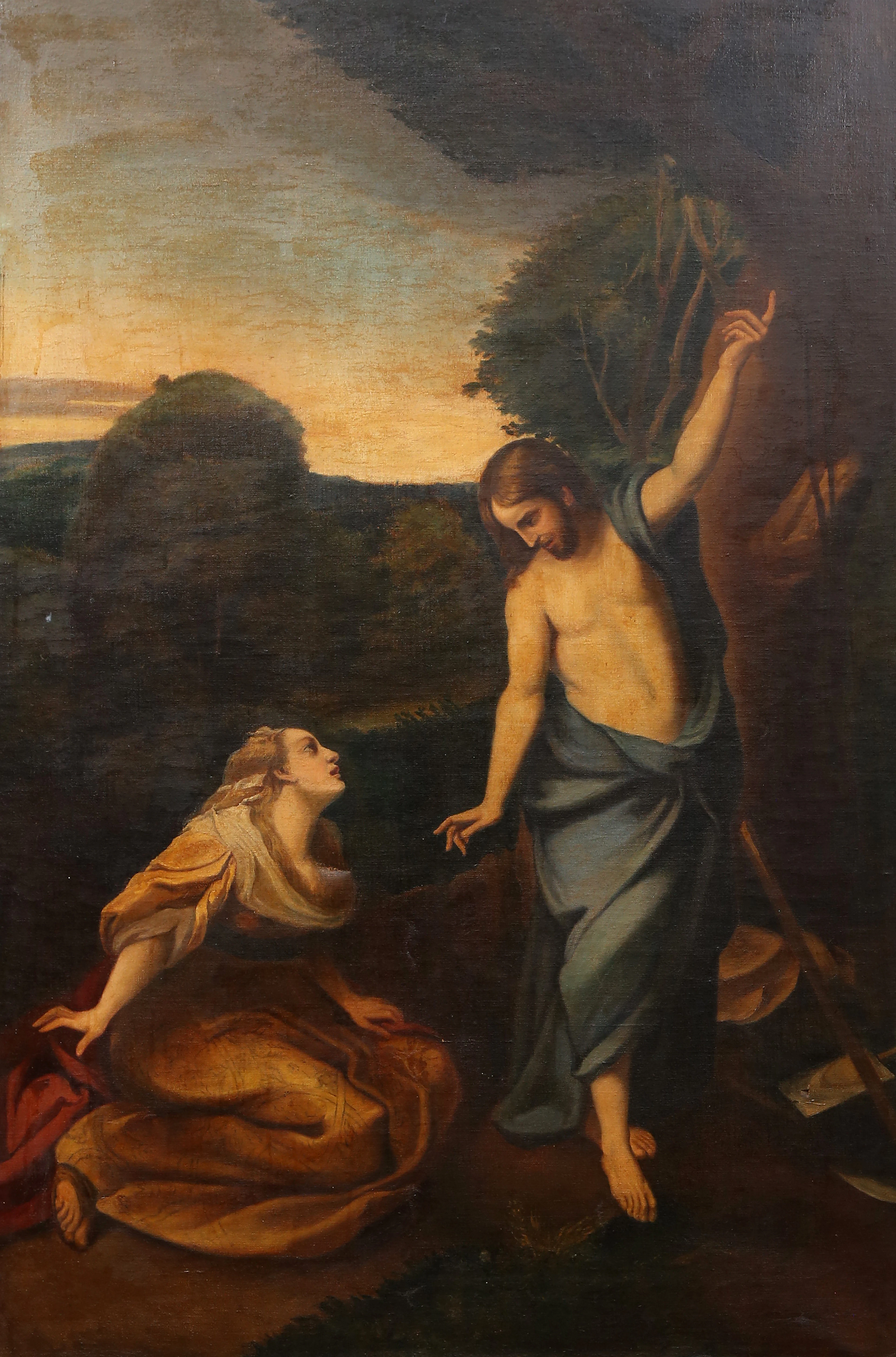 SPANISH OR ITALIAN SCHOOL, 19TH CENTURY. "Noli me tangere".