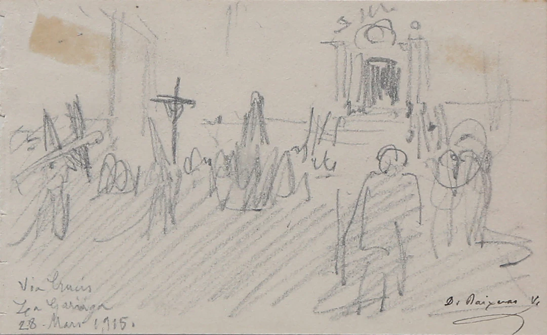 DIONÍS BAIXERAS. Procession.
