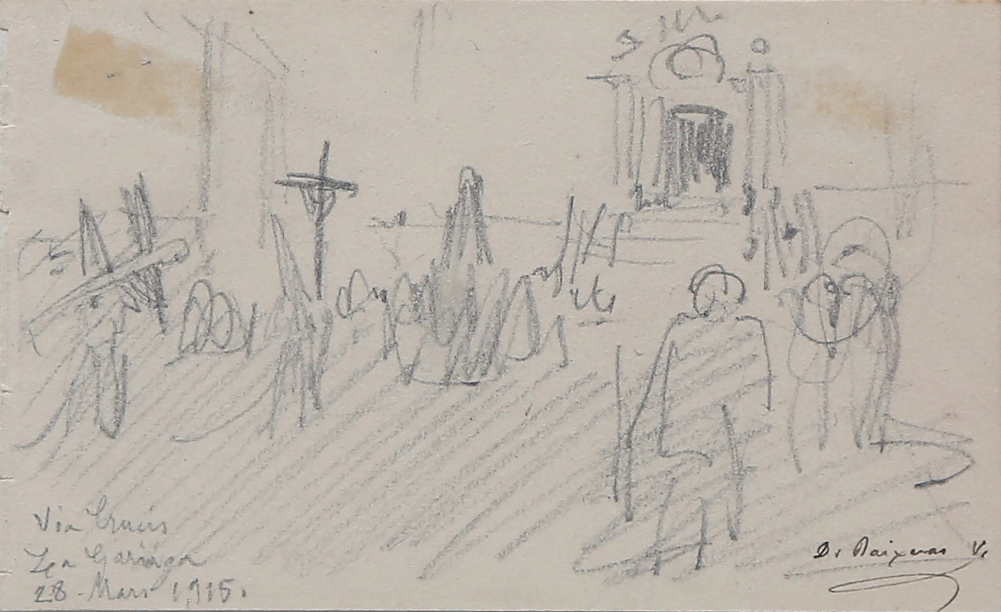 DIONÍS BAIXERAS. Procession.