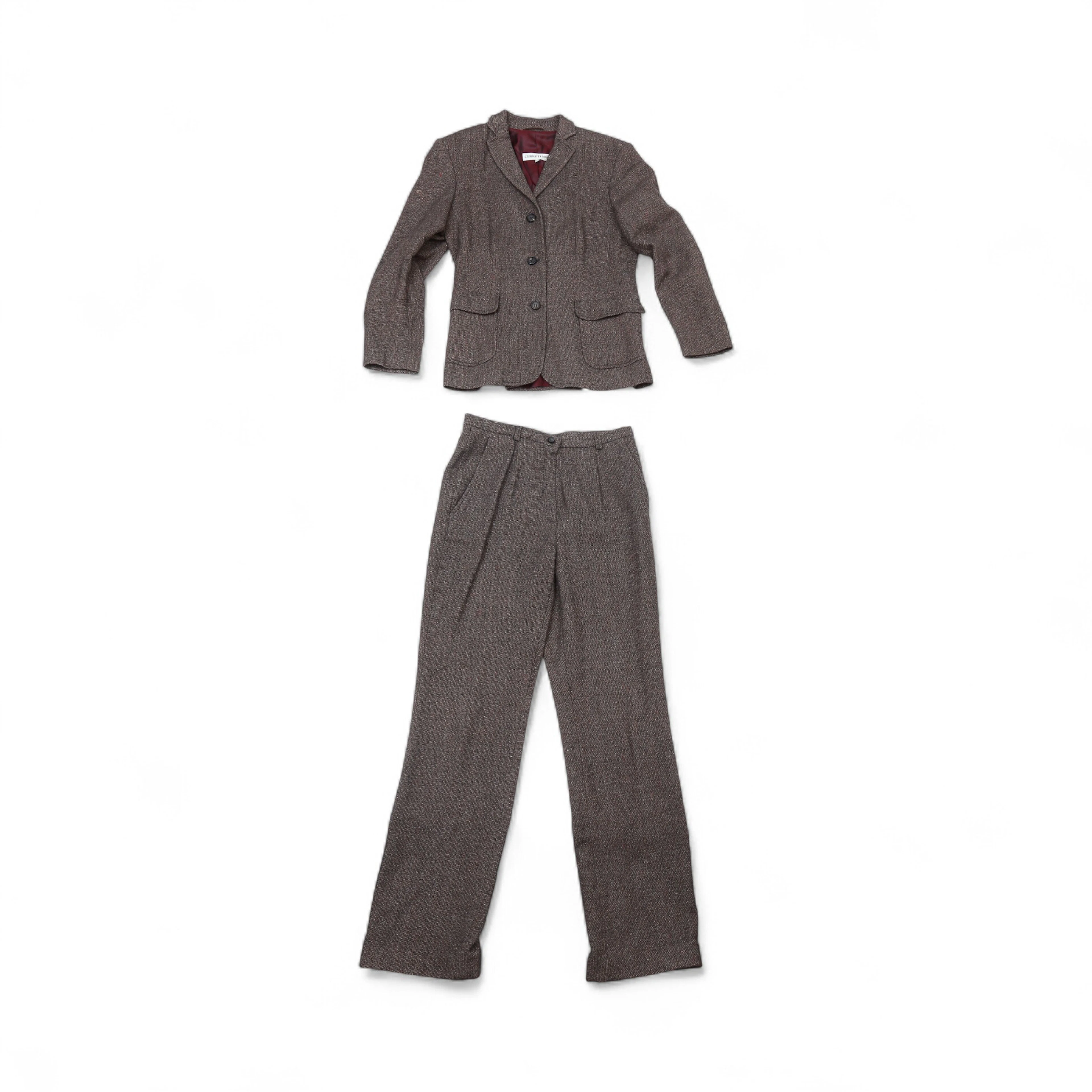 CERRUTI 1881. Set of long pants and brown jacket.