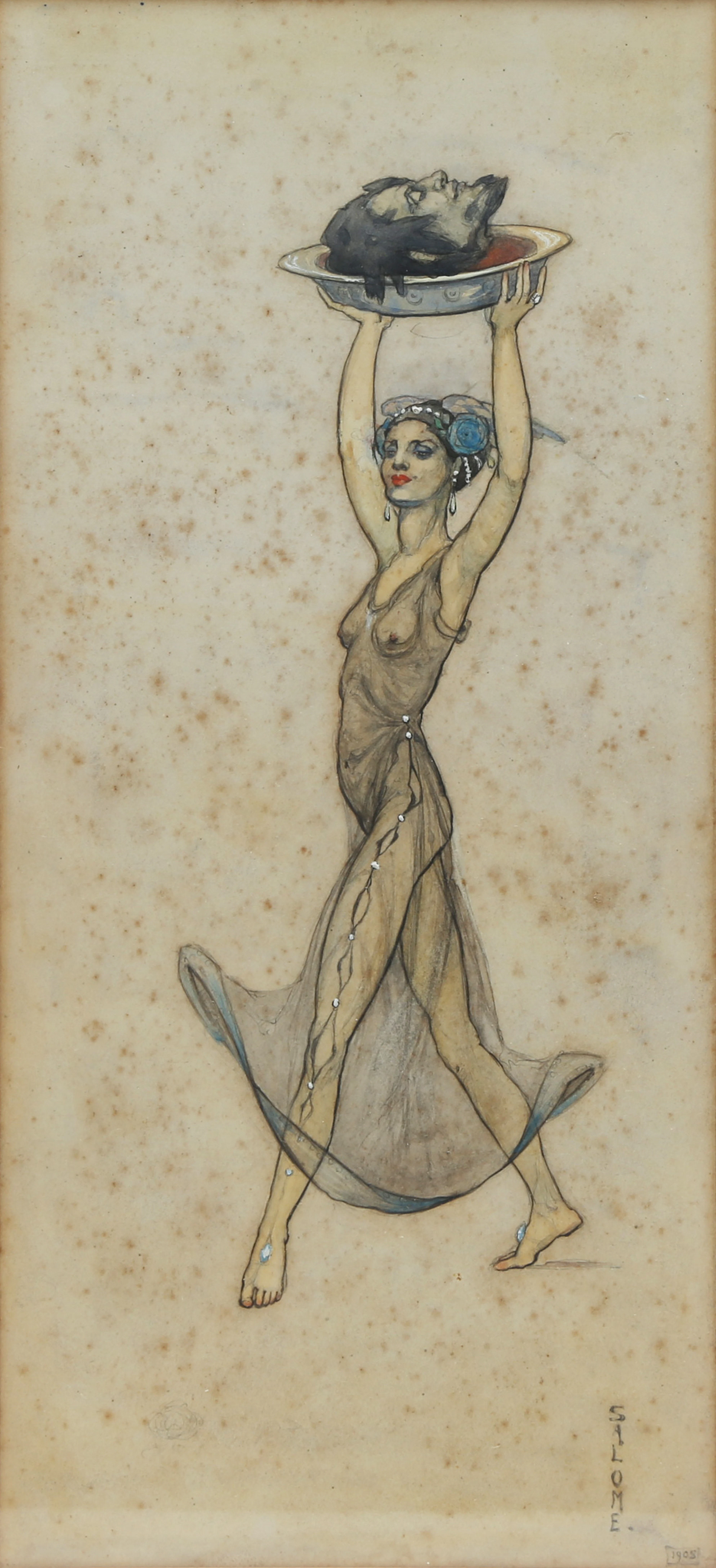 PROBABLY CENTRAL EUROPEAN SCHOOL CIRCA 1905. Salome with the Head
