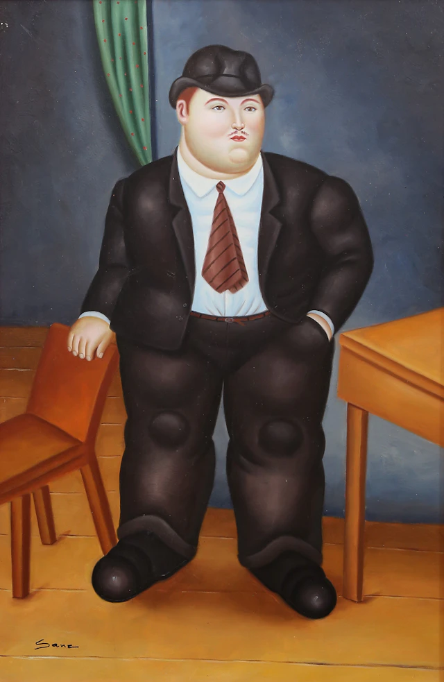 FERNANDO BOTERO. SEGÚN. A young man.
