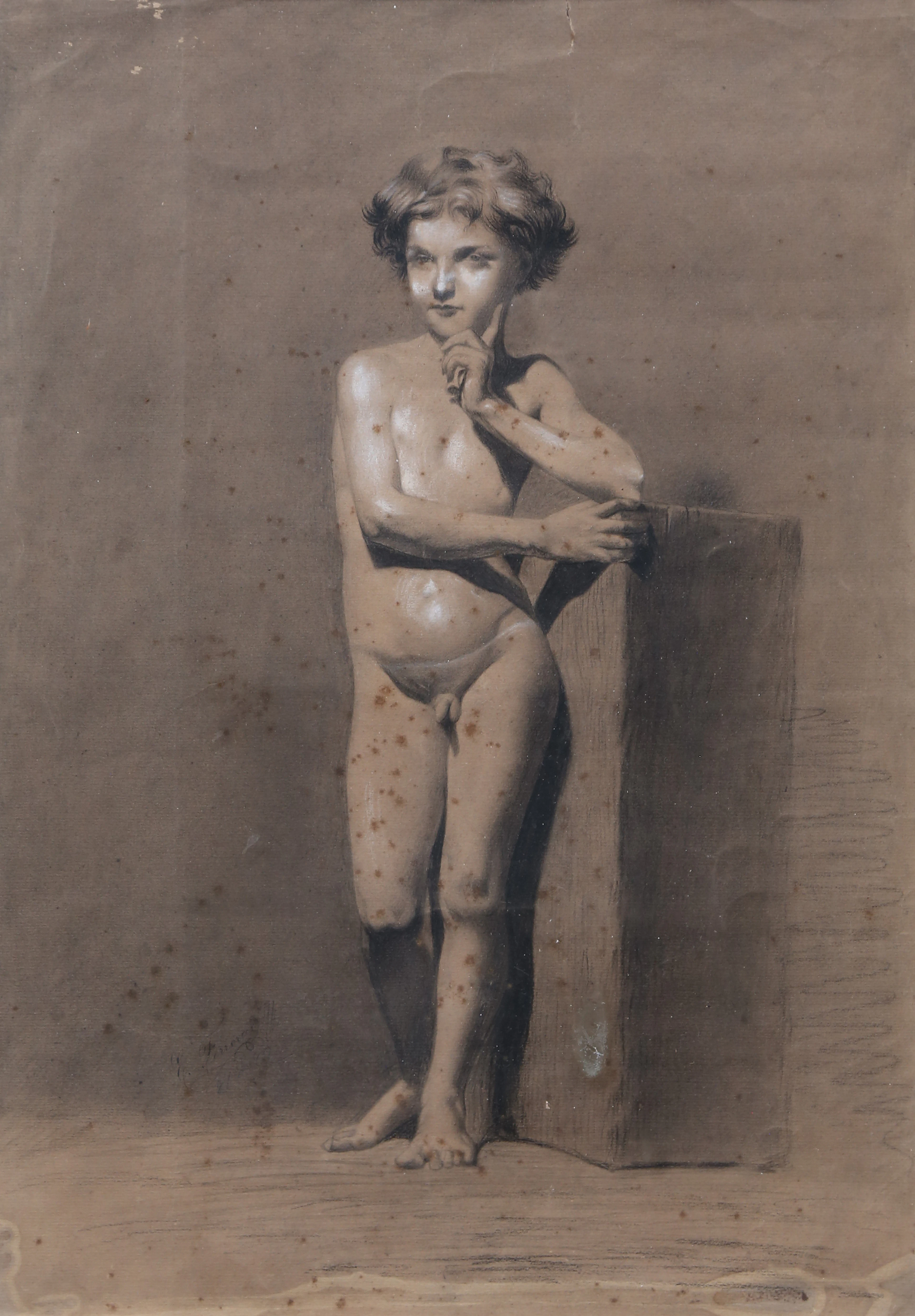 CATALAN SCHOOL, 19TH CENTURY. Boy.