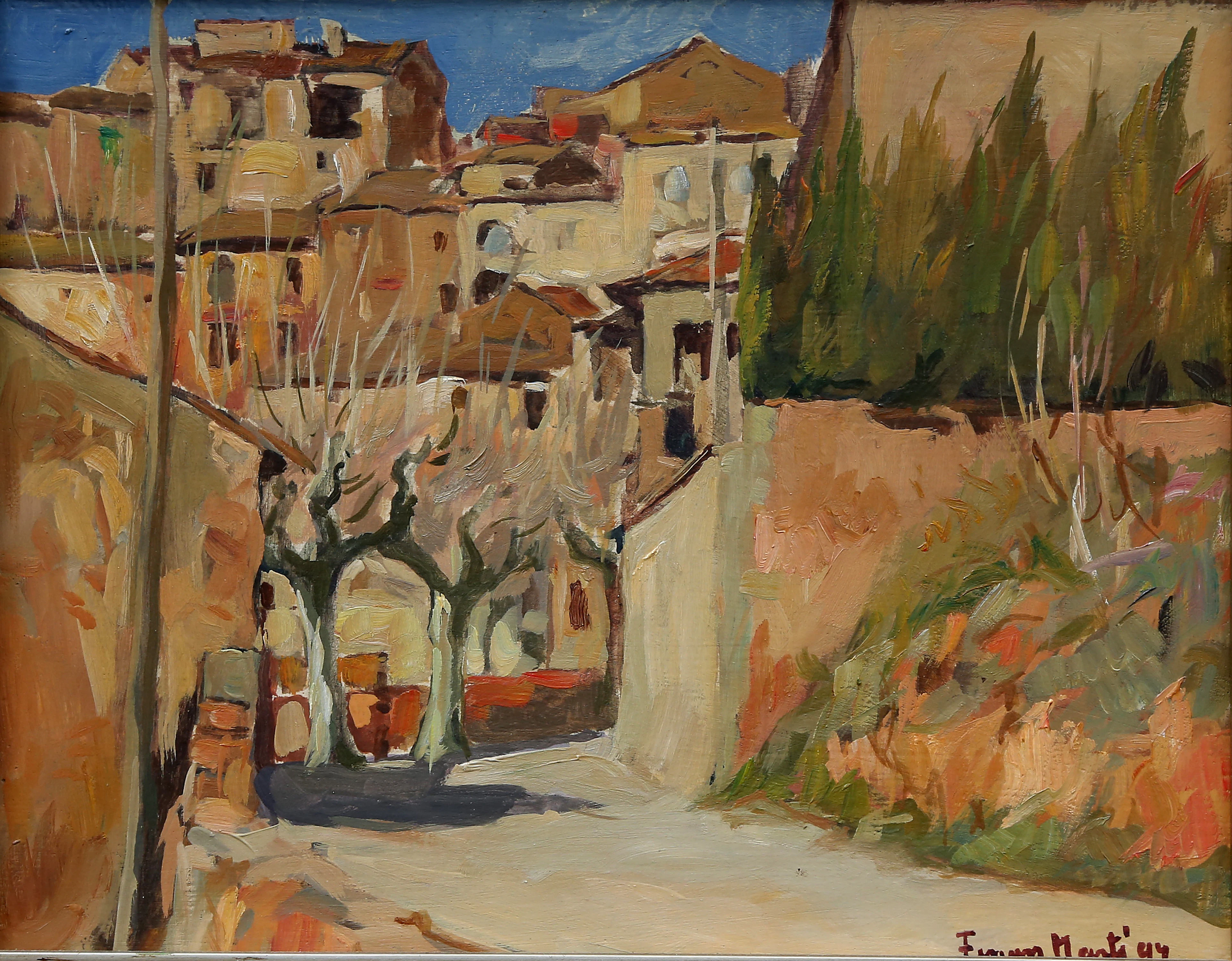 FERRAN MARTÍ. Village street.
