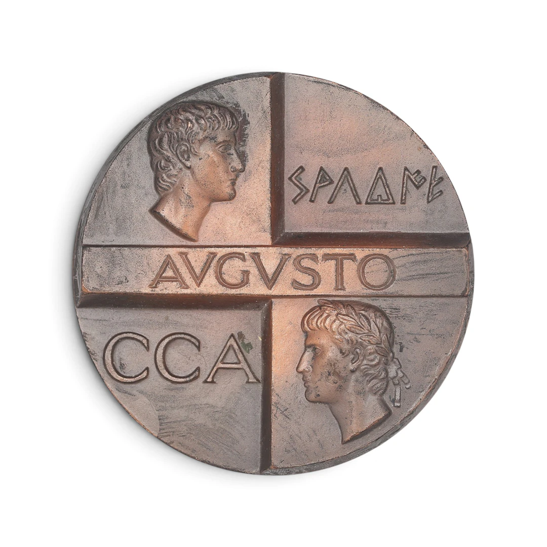 Medalla conmemorativa en bronce de la Fábrica Nacional de Moneda y
