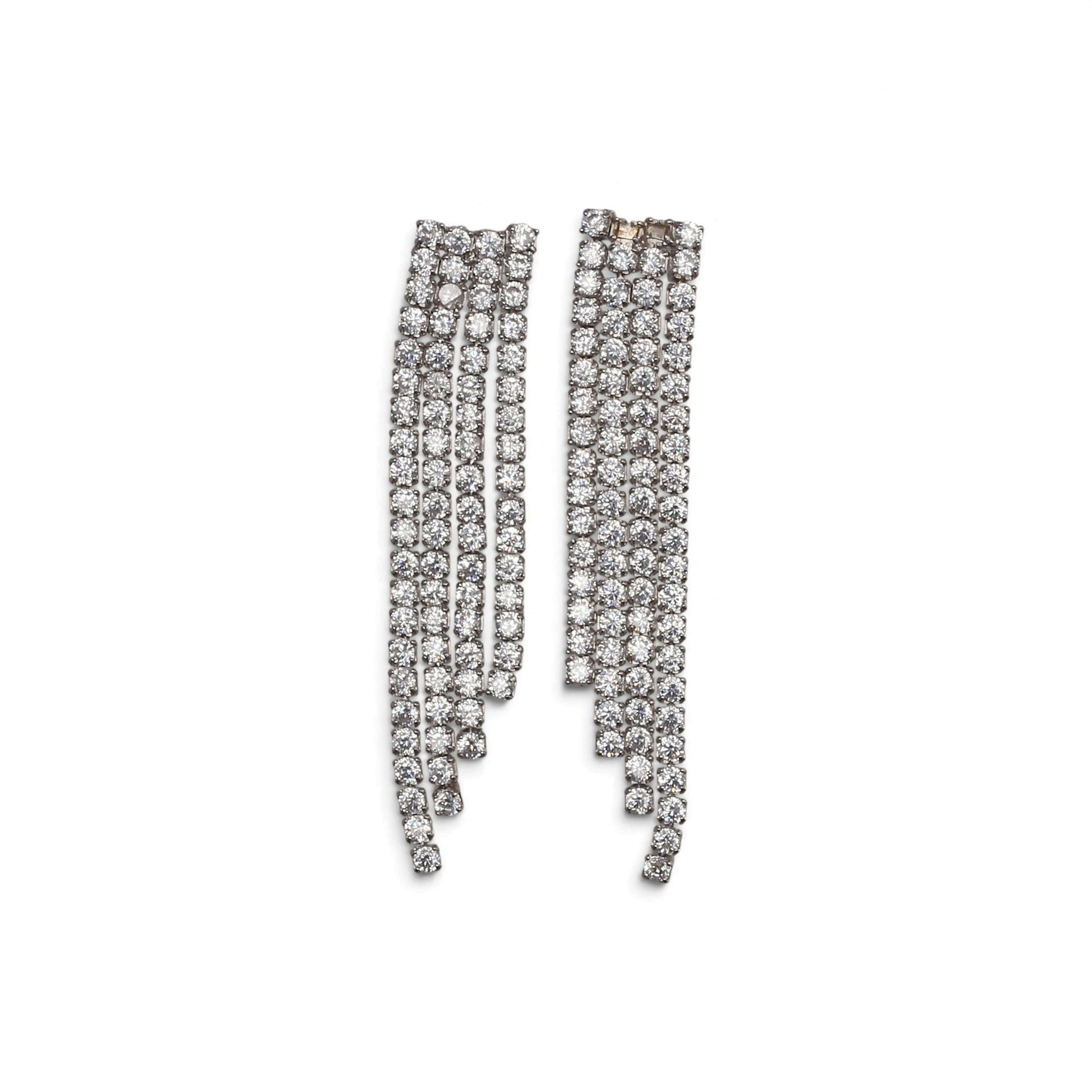 Cascade zircons earrings.