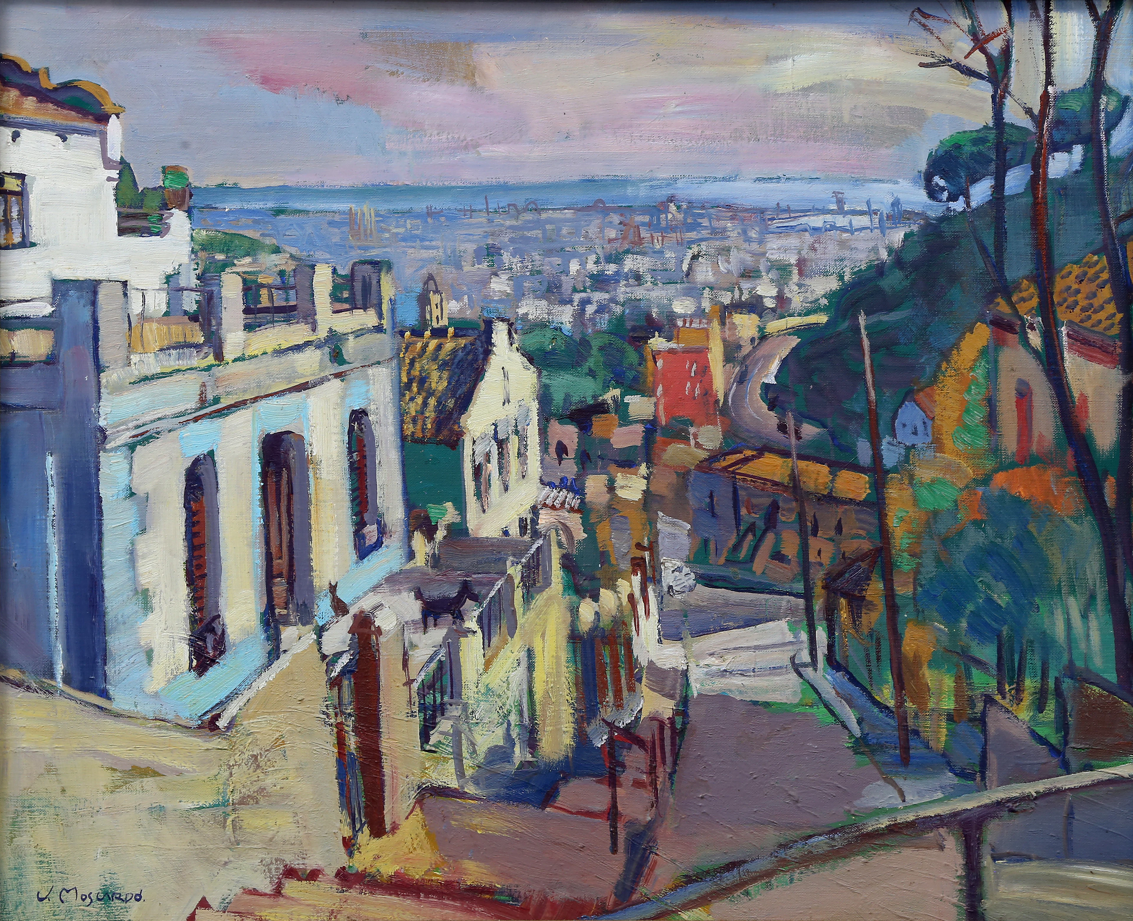 JOSEP MOSCARDÓ. Barcelona from the upper part of the city.