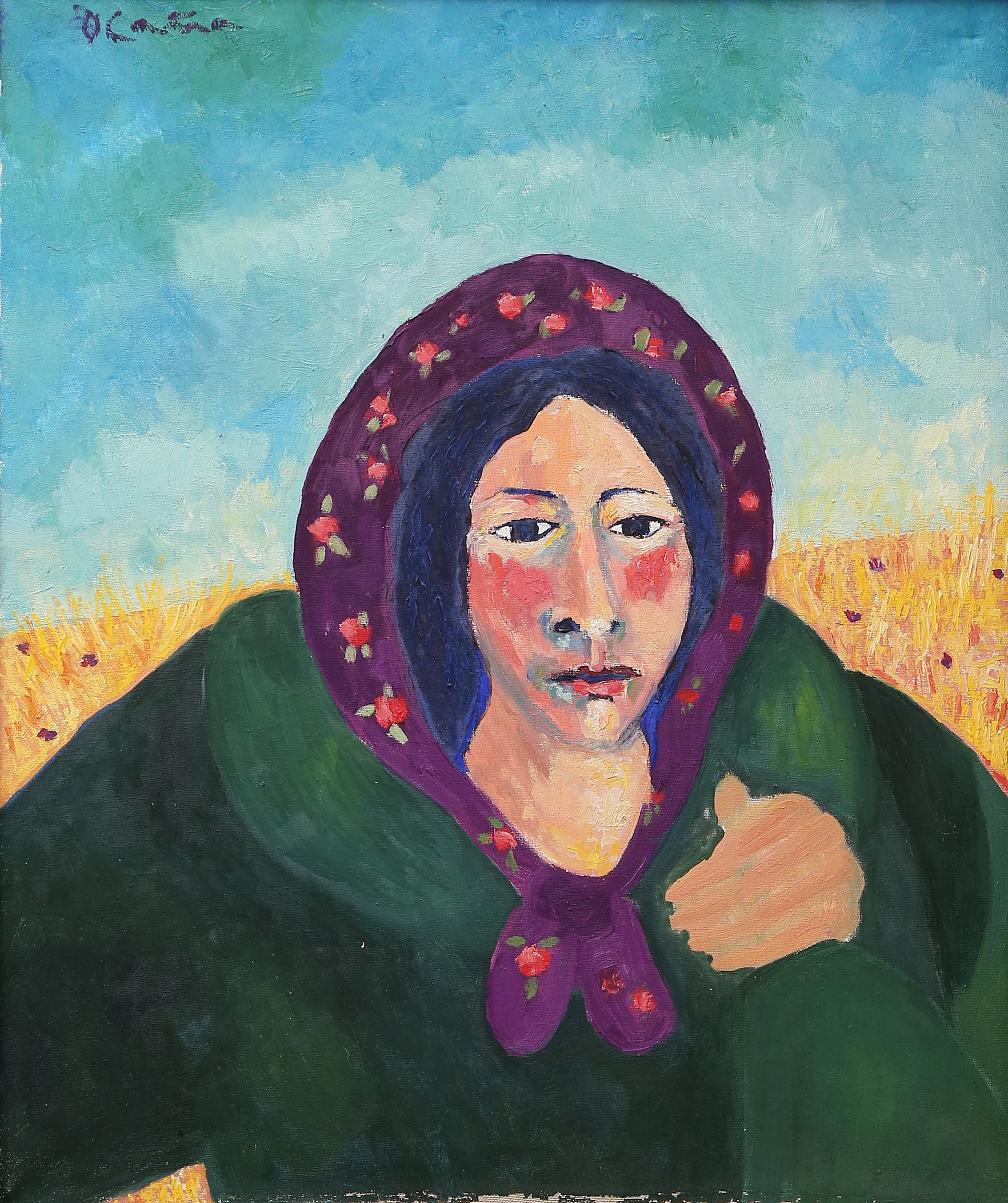 JOSÉ PÉREZ OCAÑA, "OCAÑA". Female portrait.
