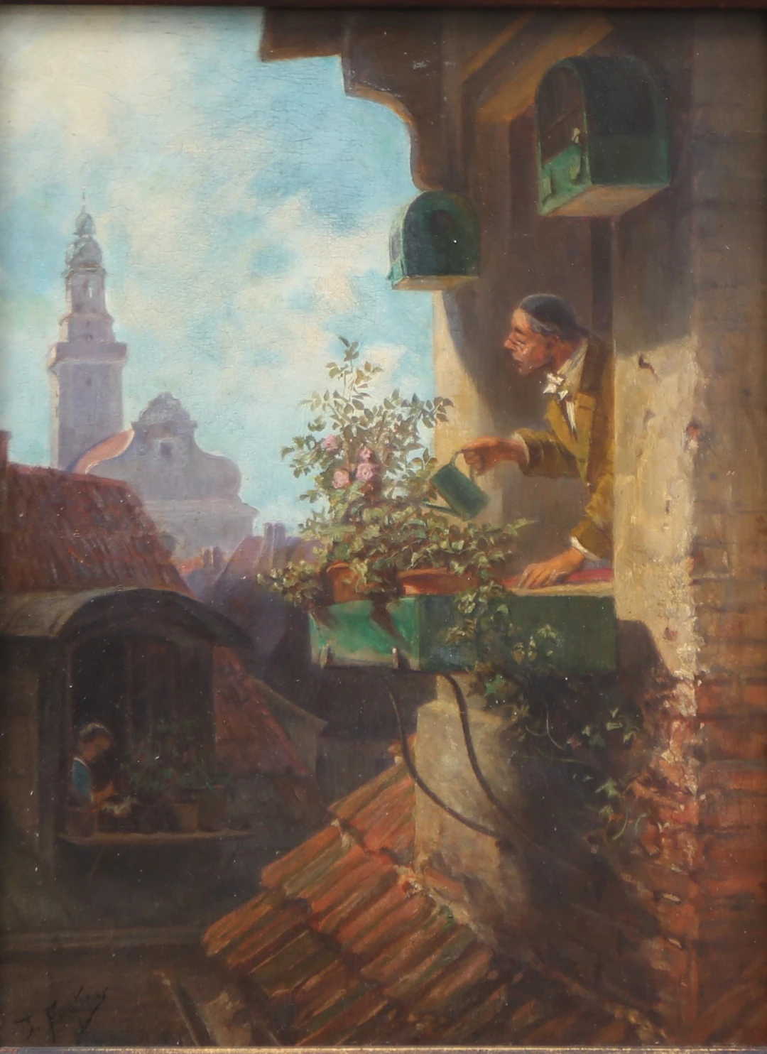 PROBABLY A GERMAN SCHOOL FROM THE EARLY 19TH CENTURY. Genre scene.