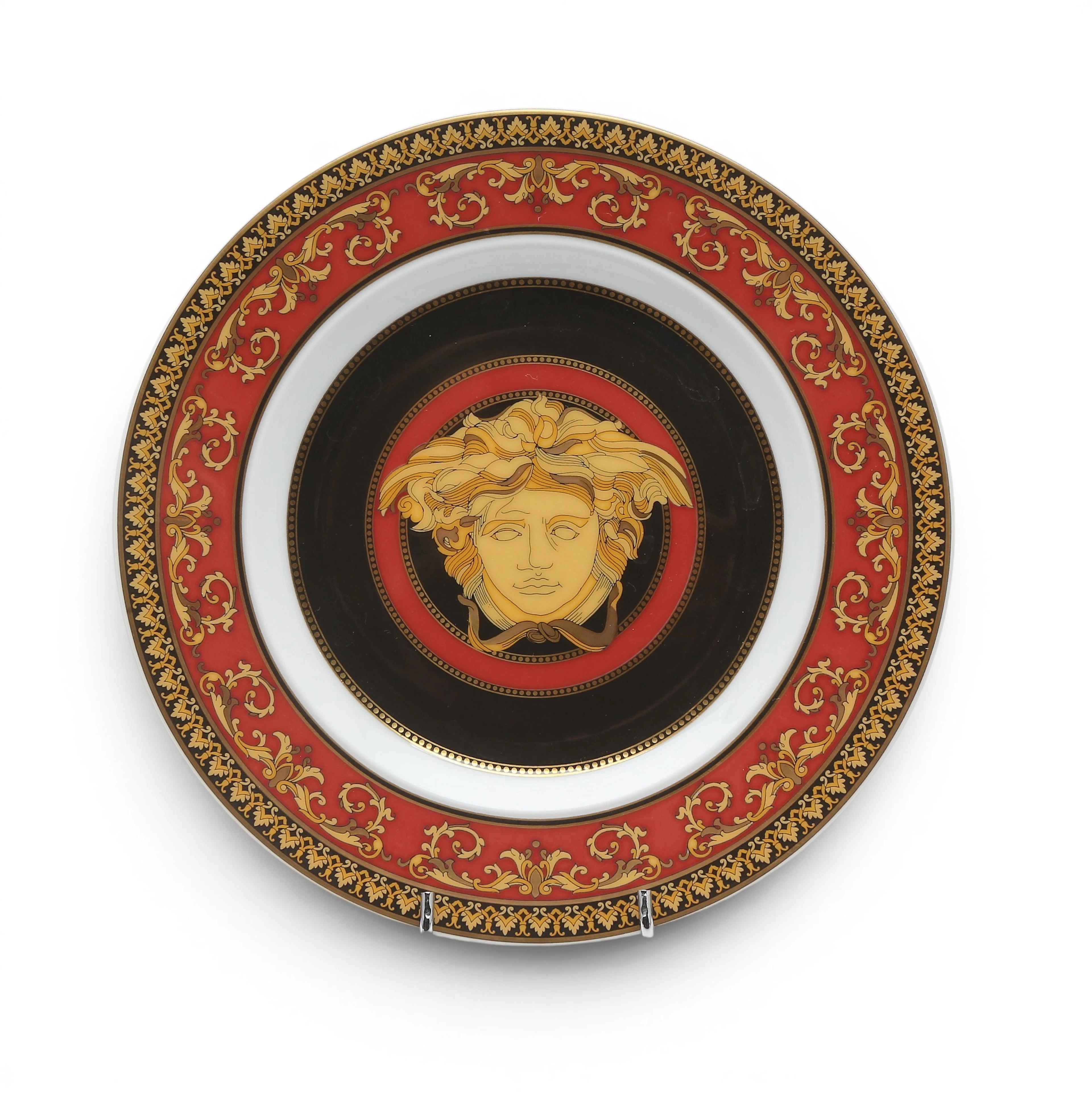 "Medusa" dish in Rosenthal porcelain, by Versace.