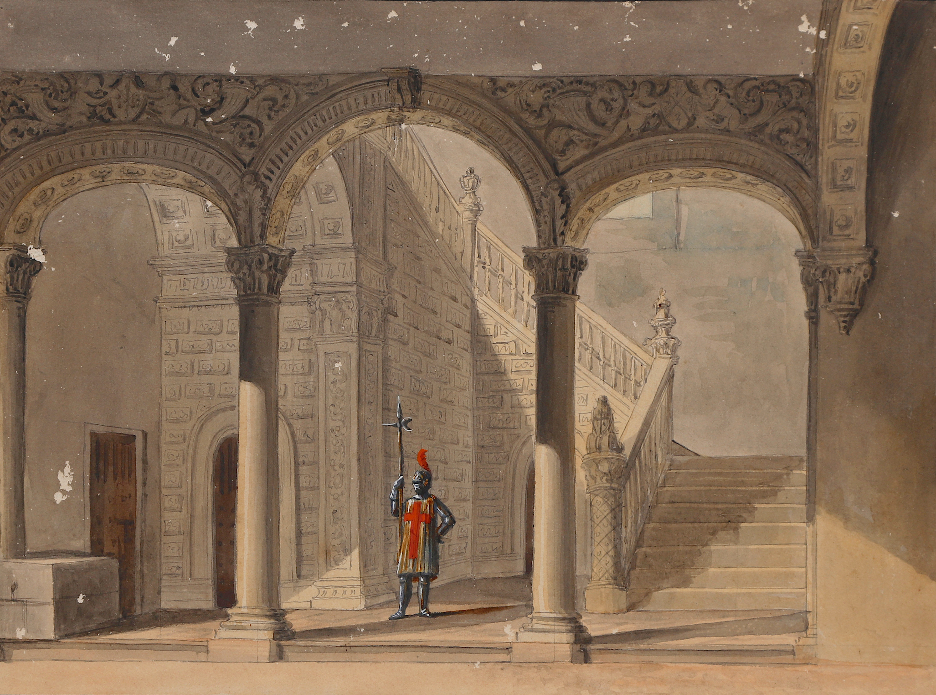 SPANISH SCHOOL, SECOND HALF 19TH CENTURY. Interior.