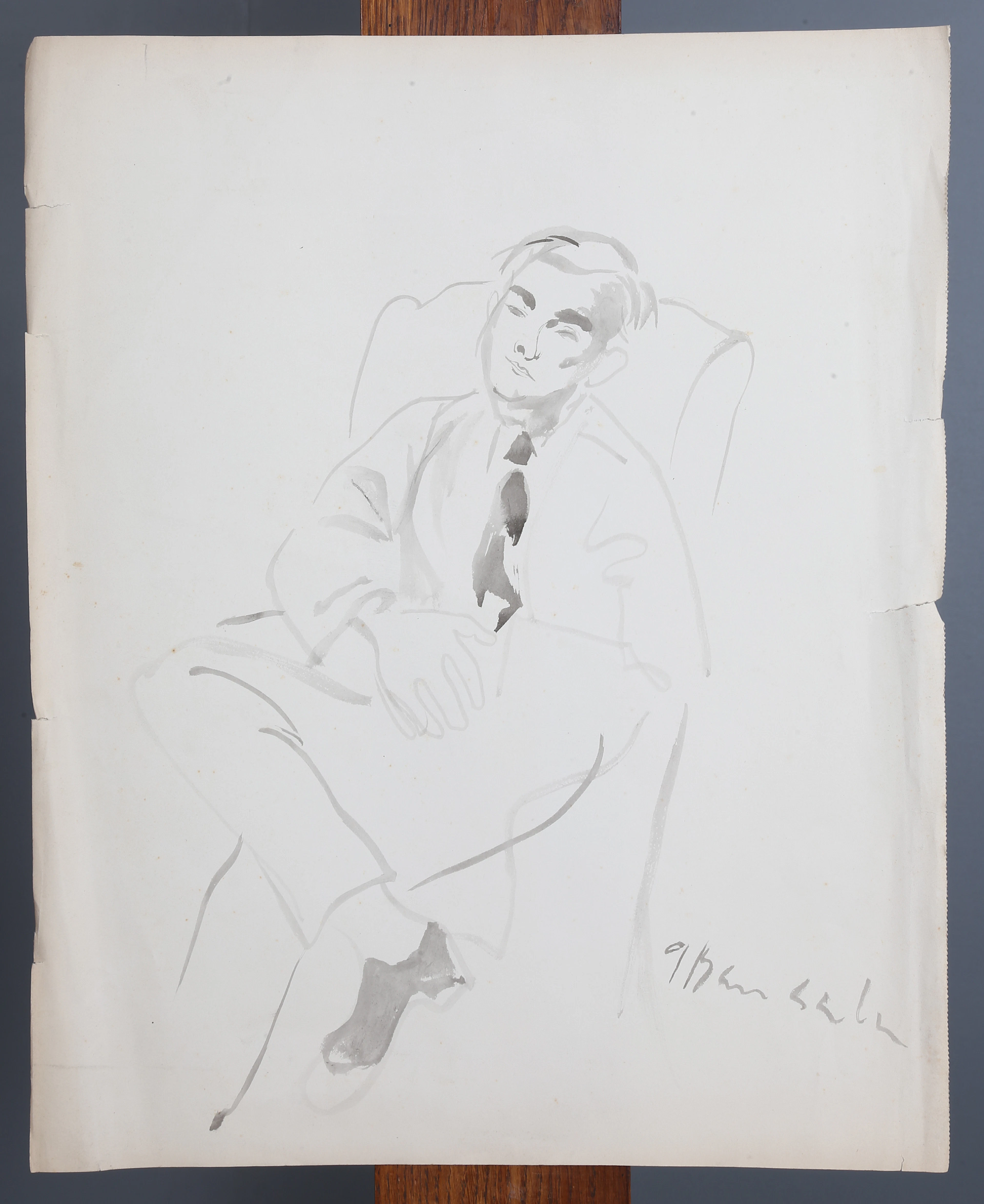 EMILI GRAU SALA. Portrait of Pere Ynglada.