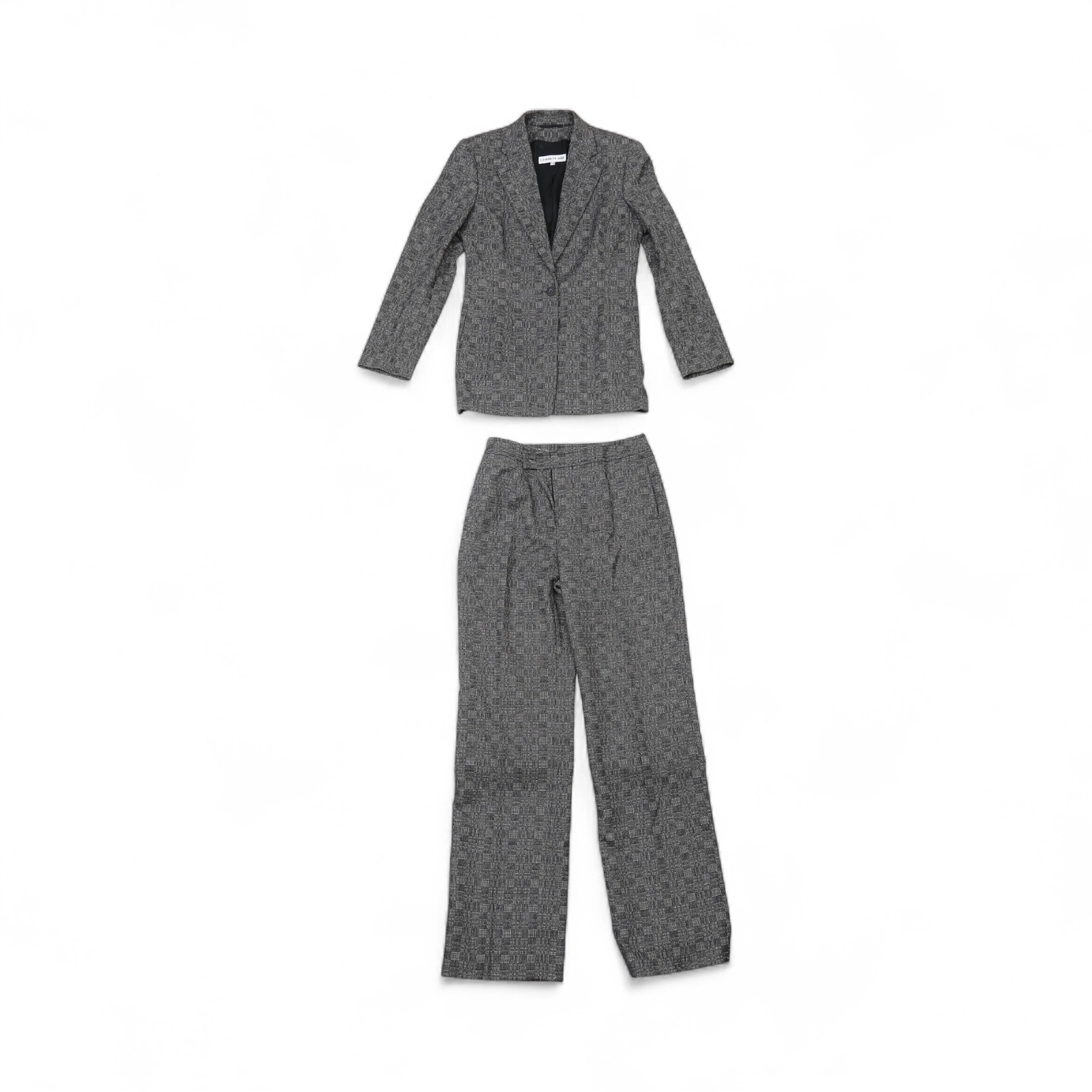 CERRUTI 1881. Set of grey blouse and long pants.