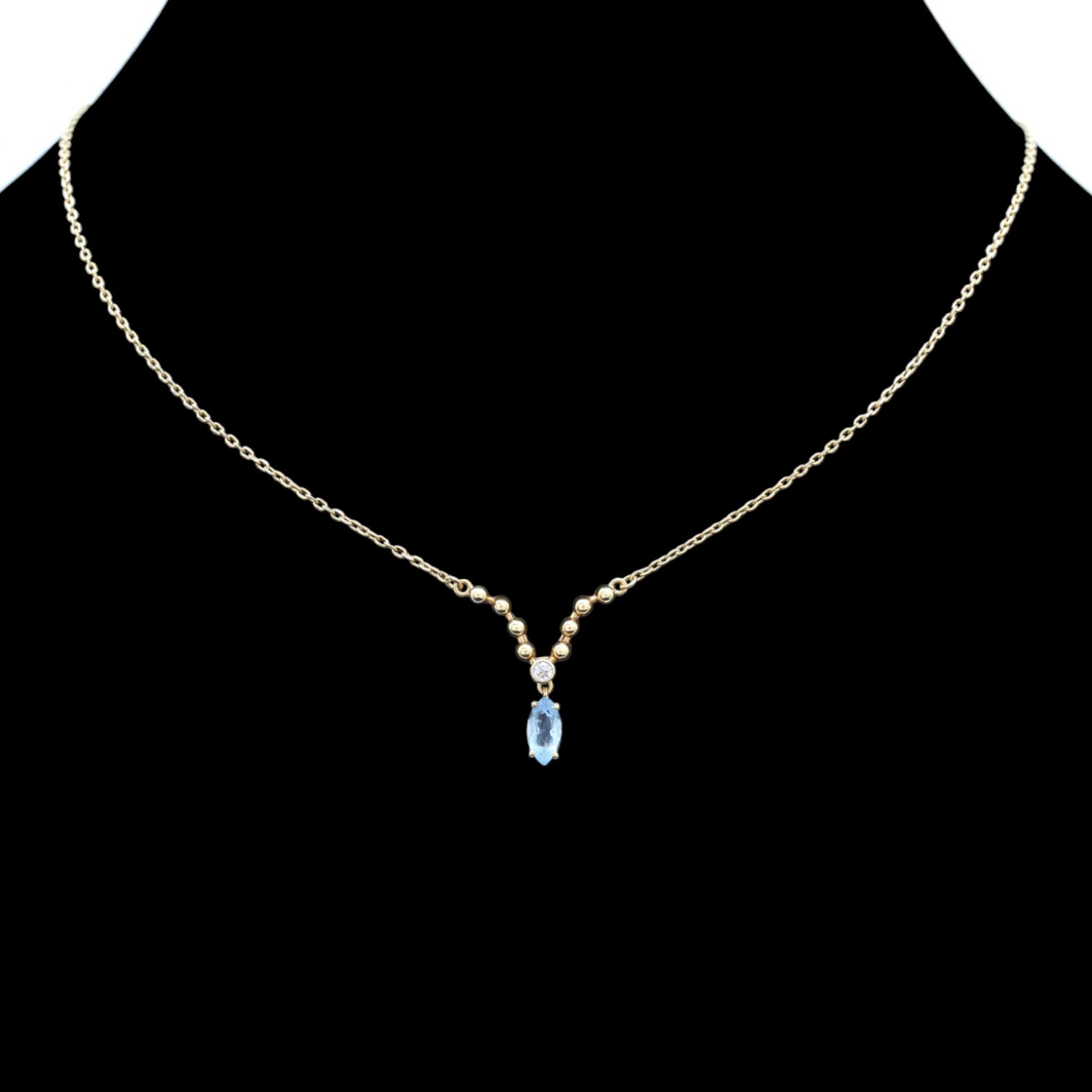 OCTAVI SARDÀ. Diamond and aquamarine choker.