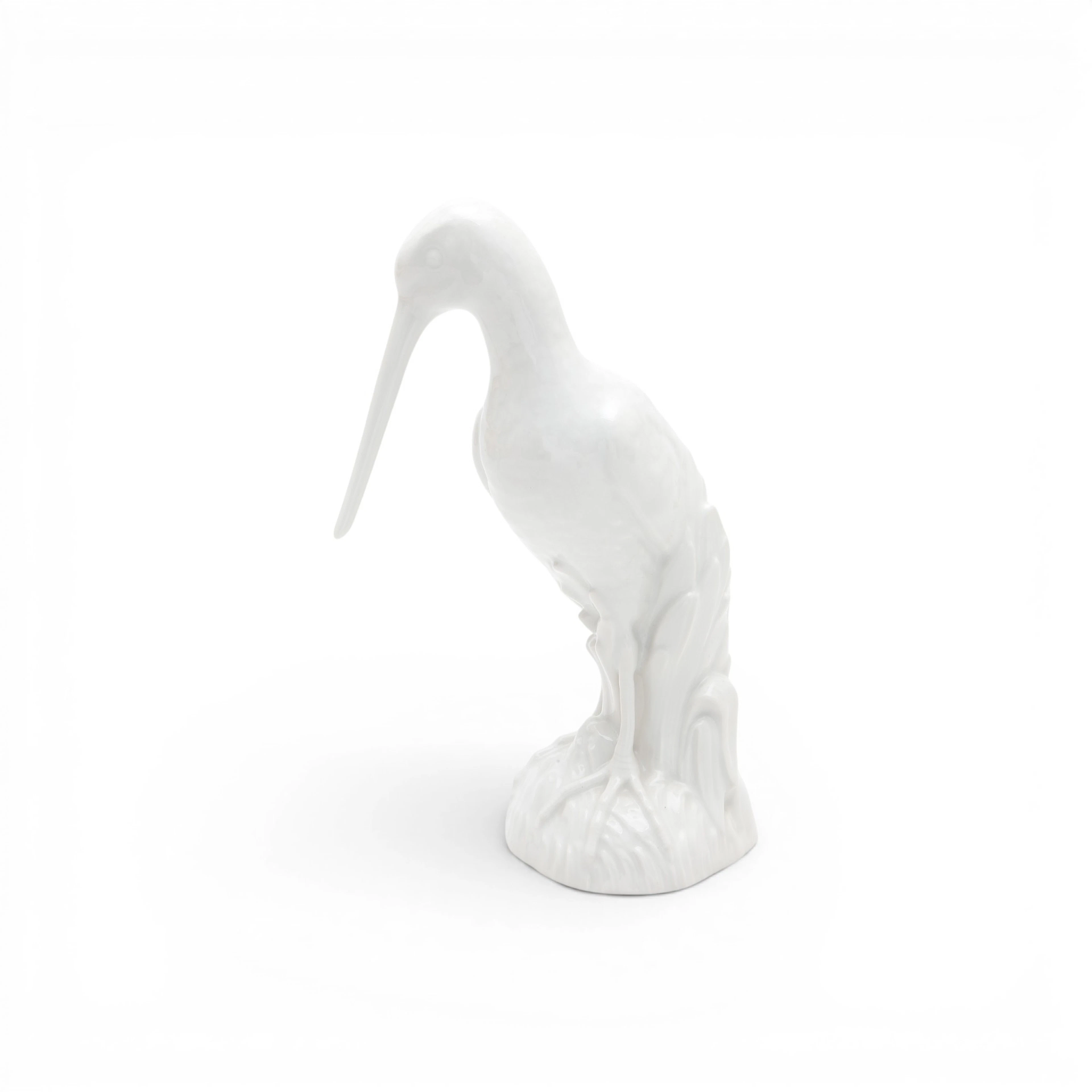 JOHANN BAPTIST PEDROZZI. SEGÚN. "Snipe", glazed porcelain figure by