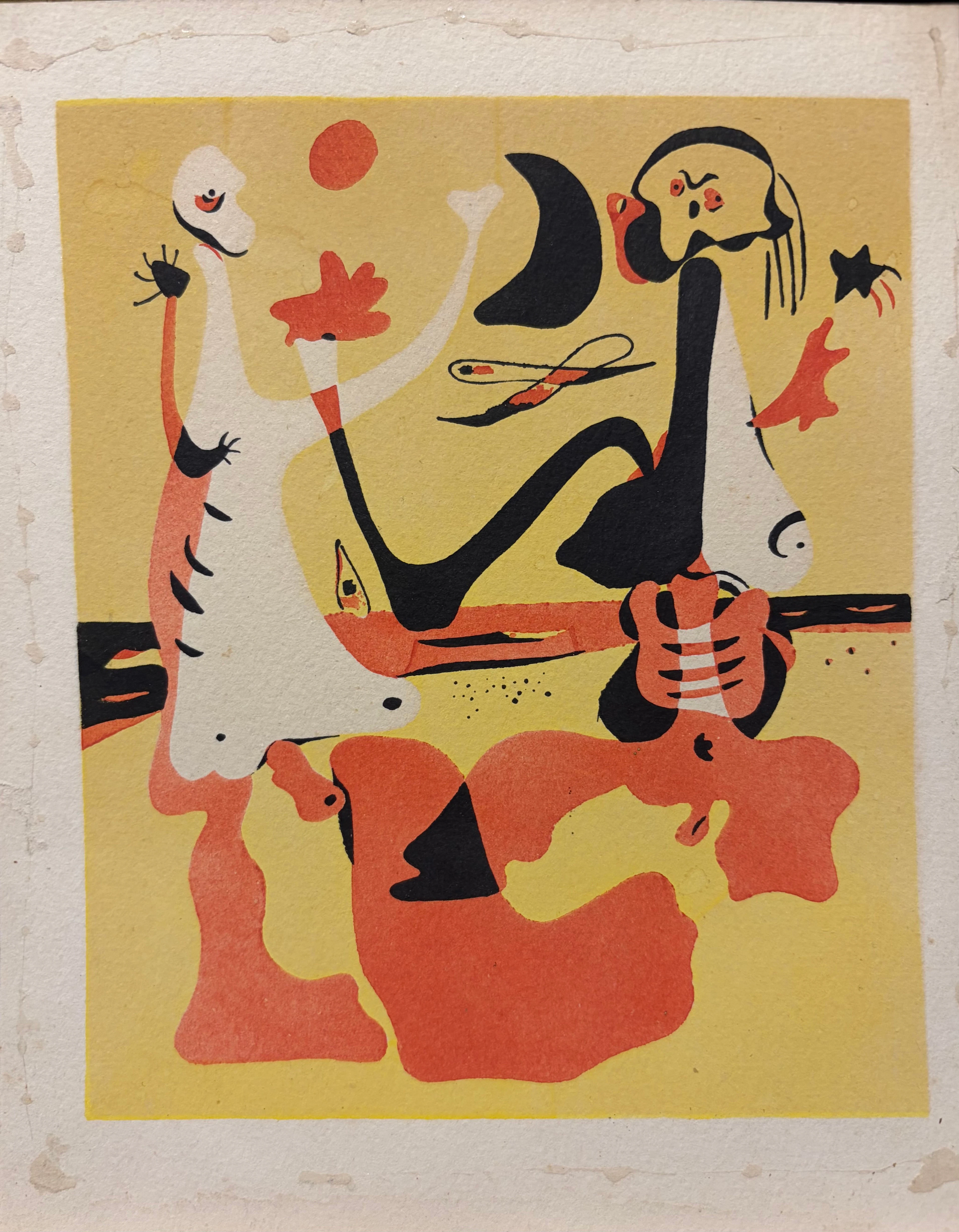 JOAN MIRÓ. "Davant el mar".