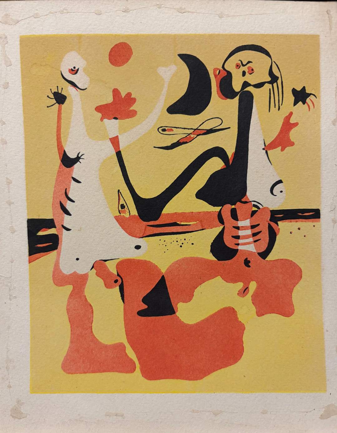 JOAN MIRÓ. "Davant el mar".