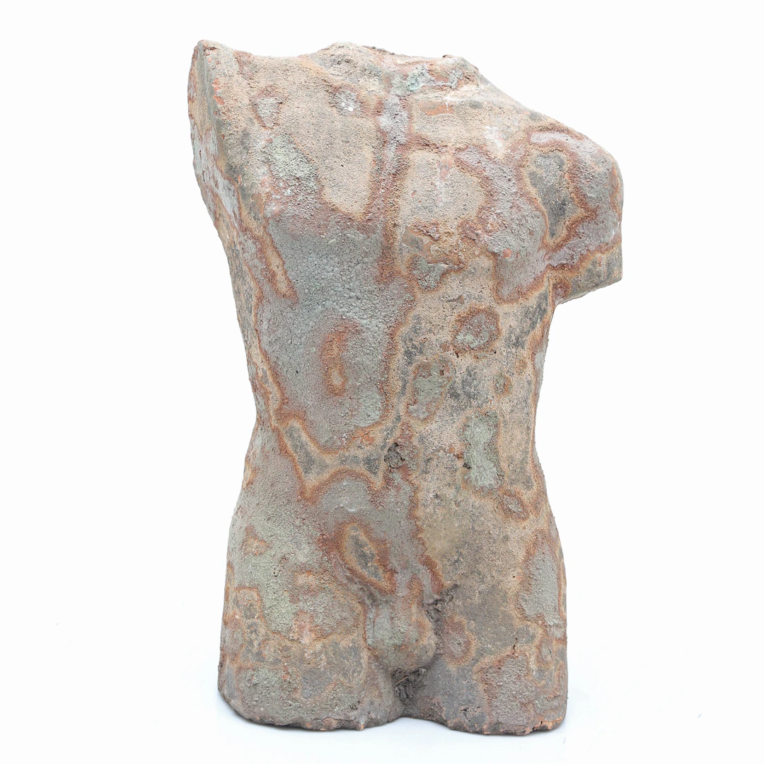 SPANISH SCHOOL, 20TH CENTURY. Male torso.